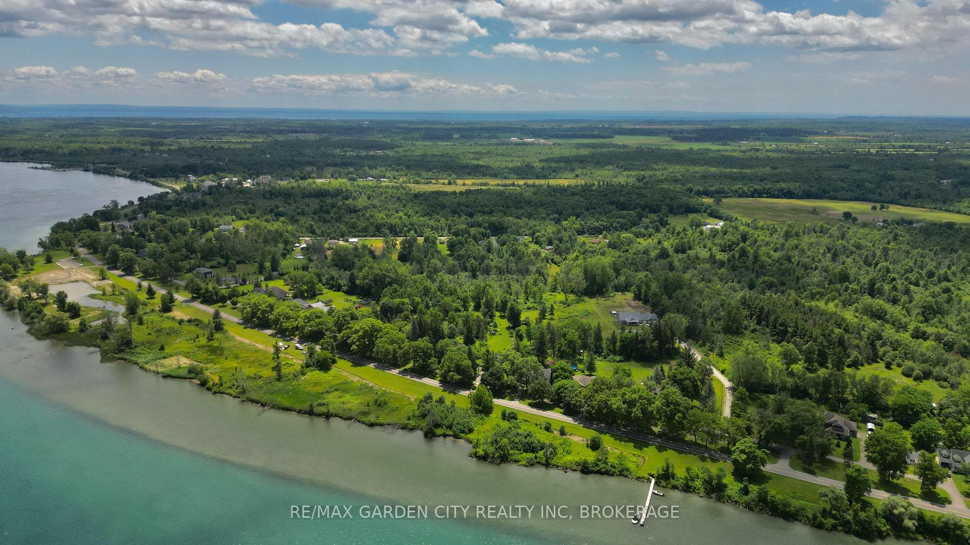 BOTTOM OF PICTURE IS THE NIAGARA RIVER