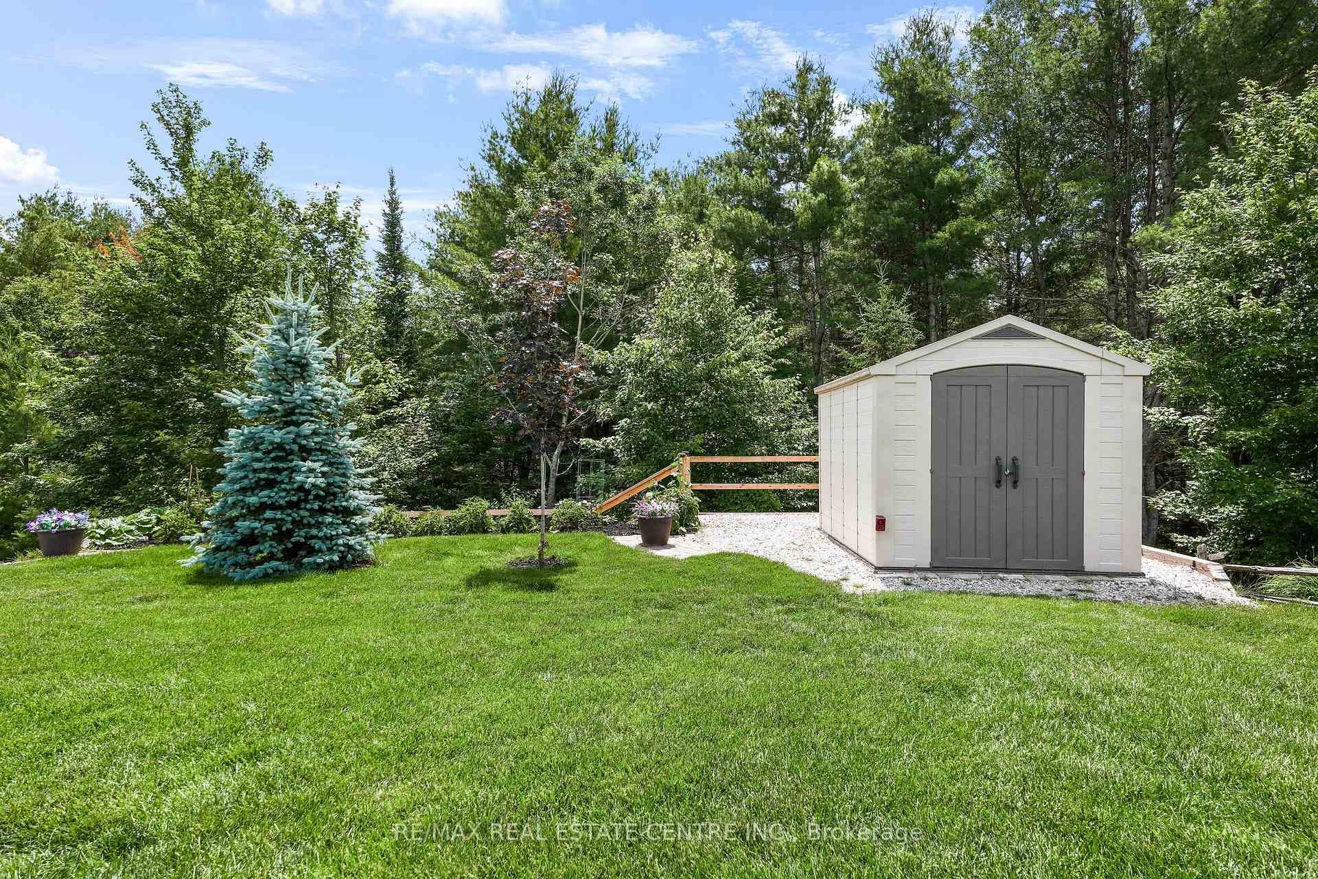 Backyard shed included