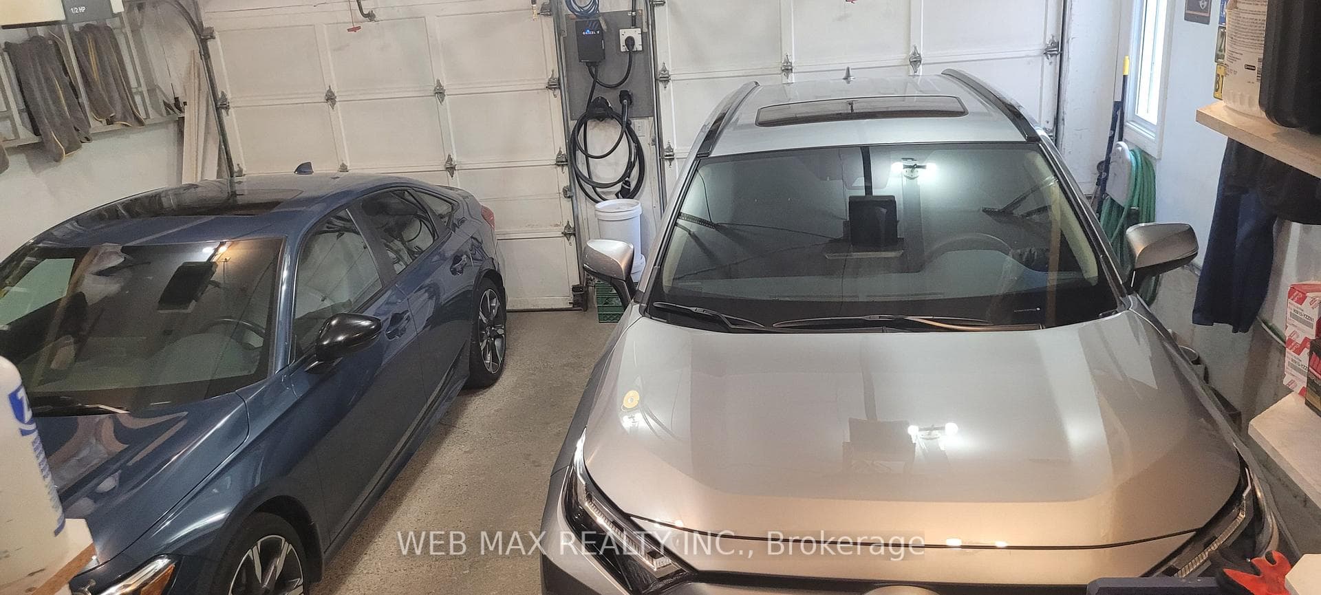Heated, over-sized double garage