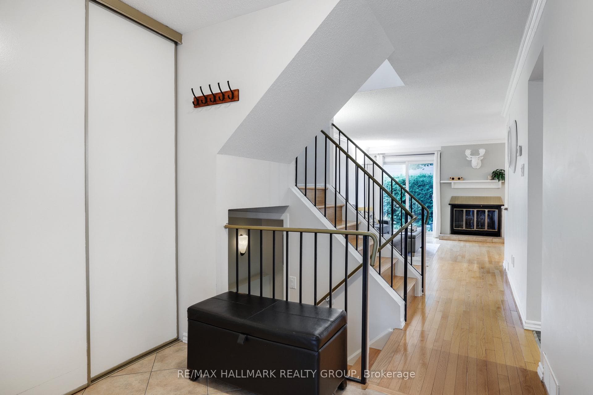 ENTRANCE | roomy, inside access to garage