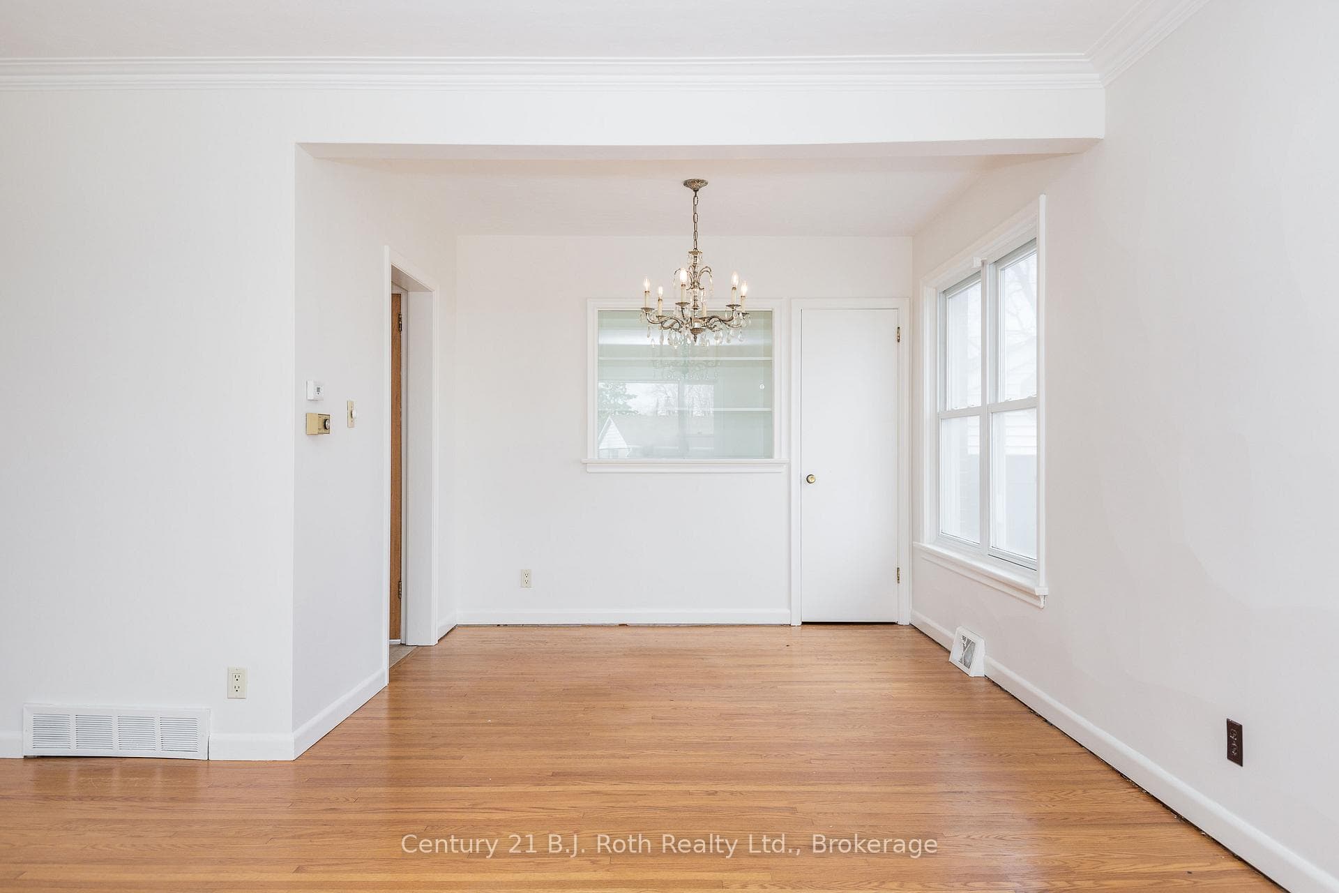 Dining Room with built-in China Cabinet and Closet