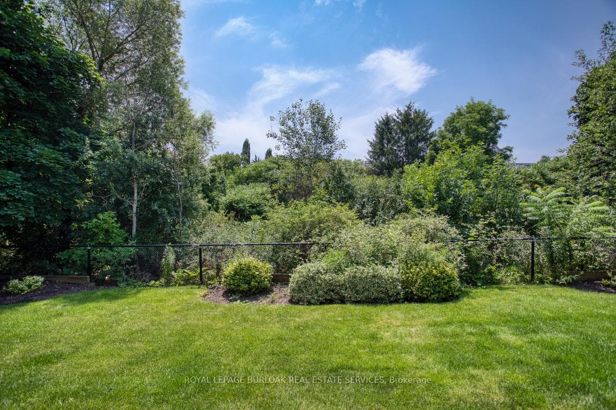 Backing onto greenspace.