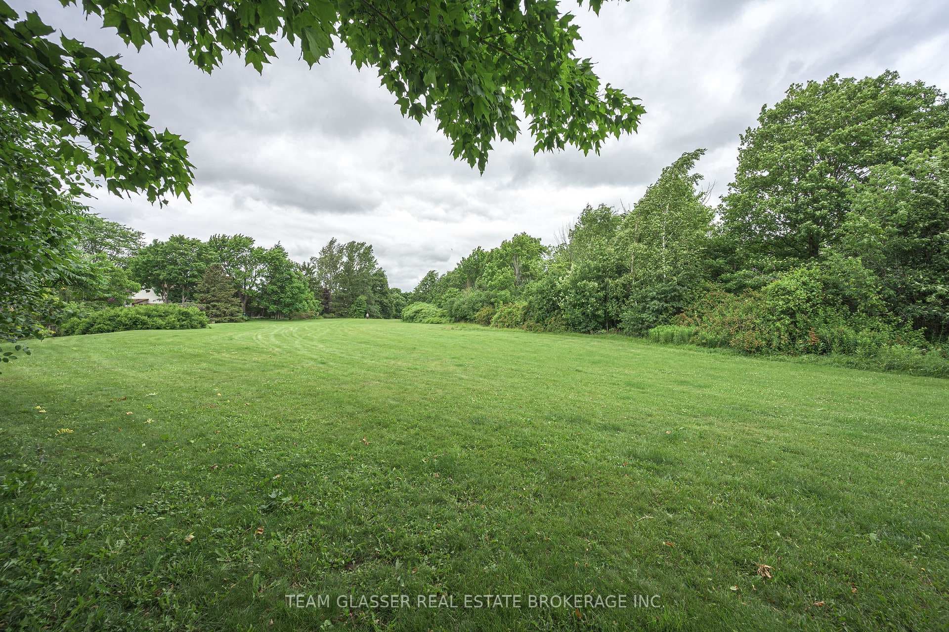 The Greenspace this home overlooks in the yard!