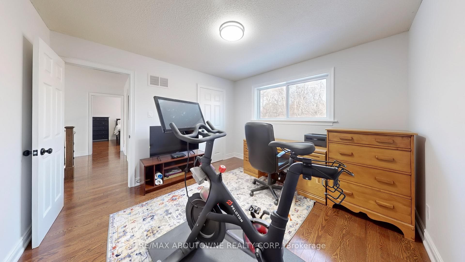 4th Bedroom used for work and exercise room