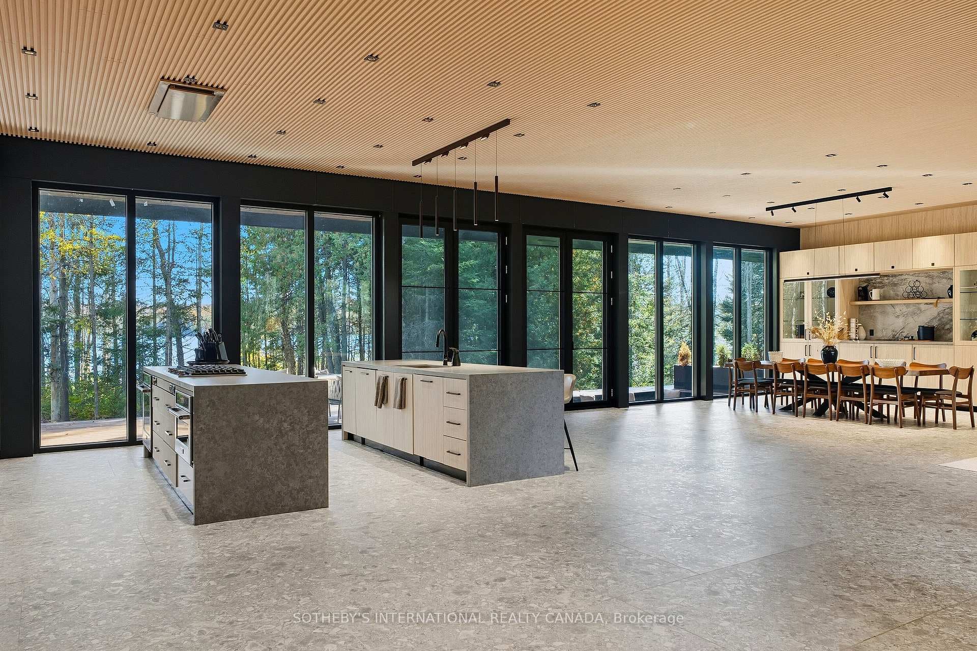 Open Concept Kitchen & Dining Area
