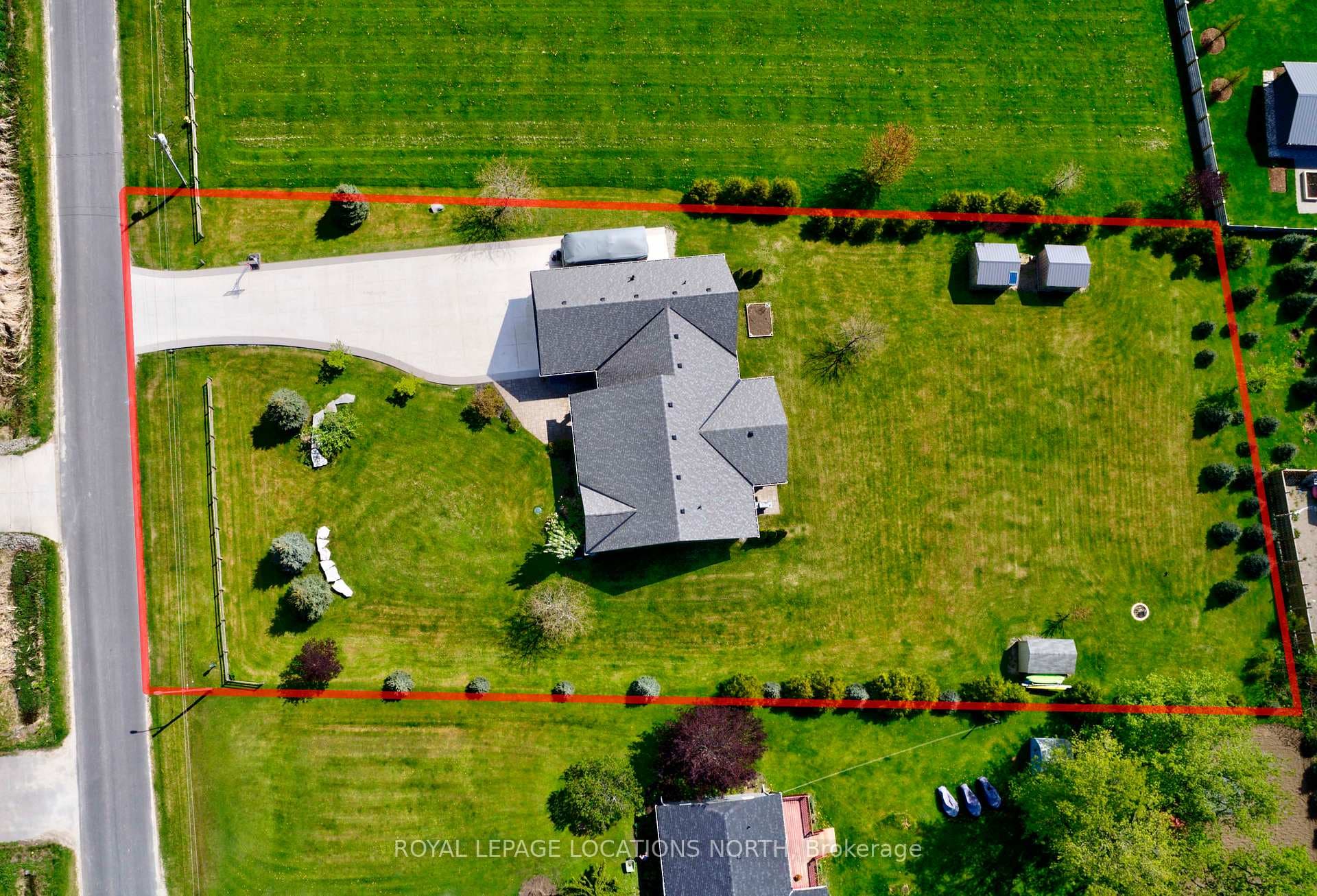 Aerial - with Boundary Lines