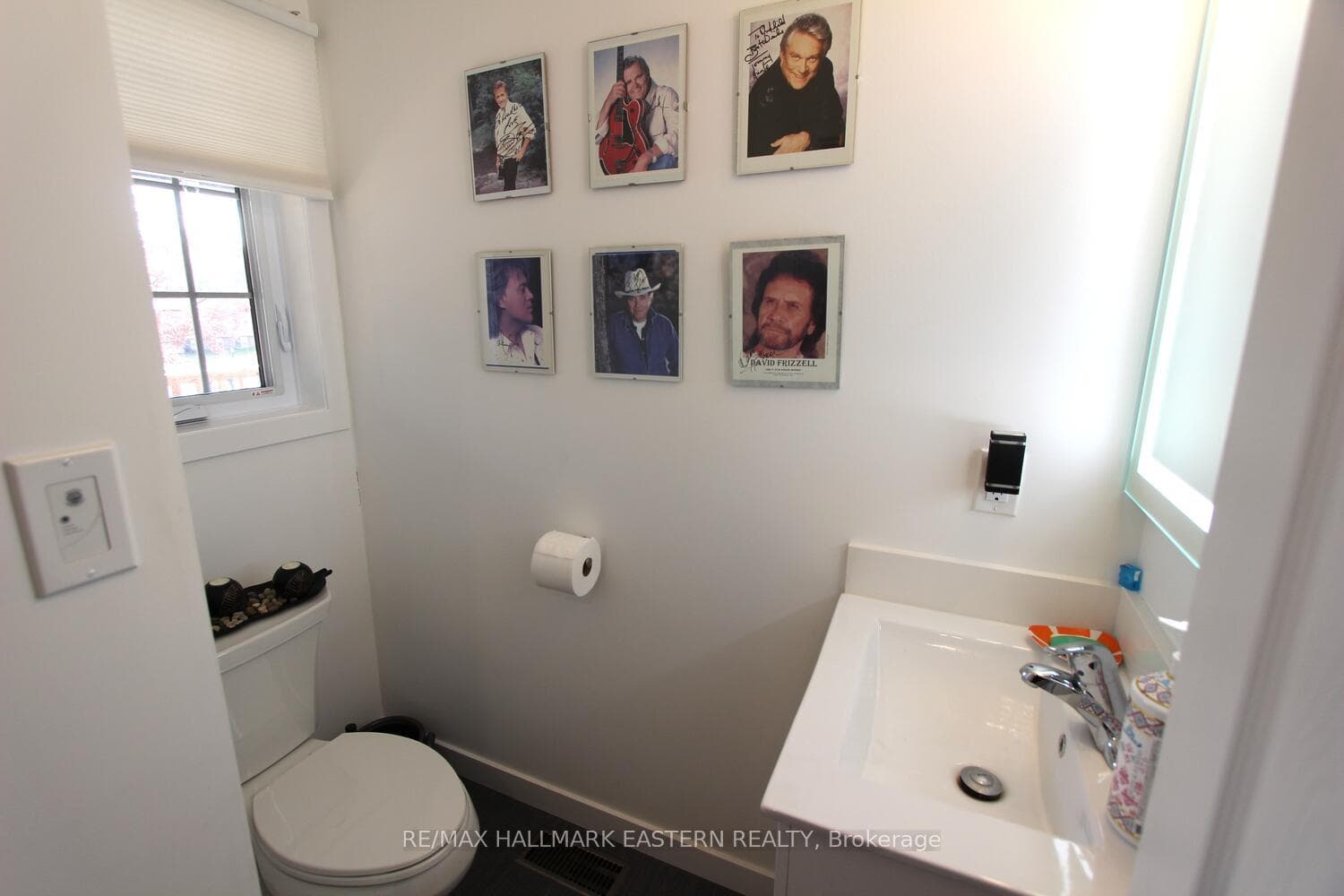 2 Piece bath just inside front door.