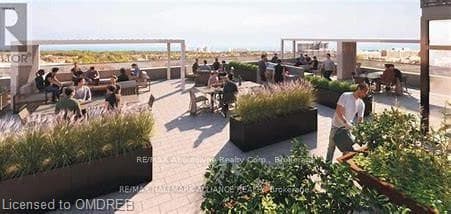 Rooftop Patio Render