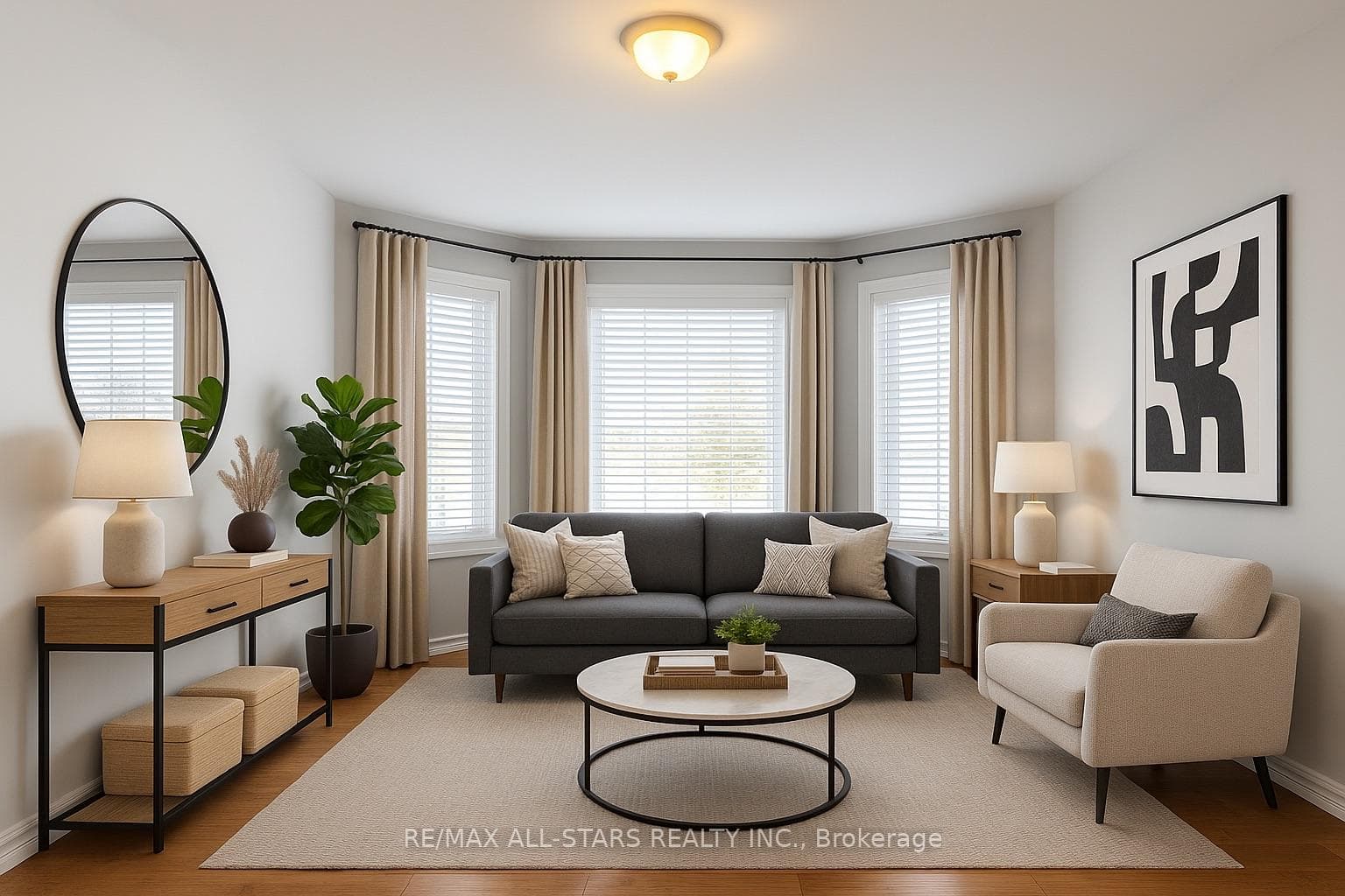 Staged photo of Living Room