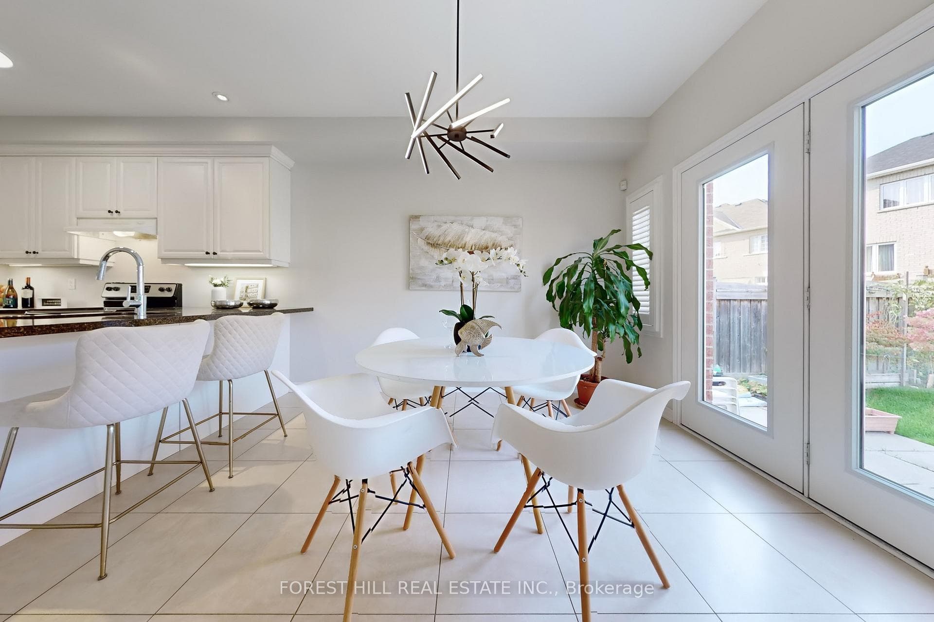 Spacious breakfast area