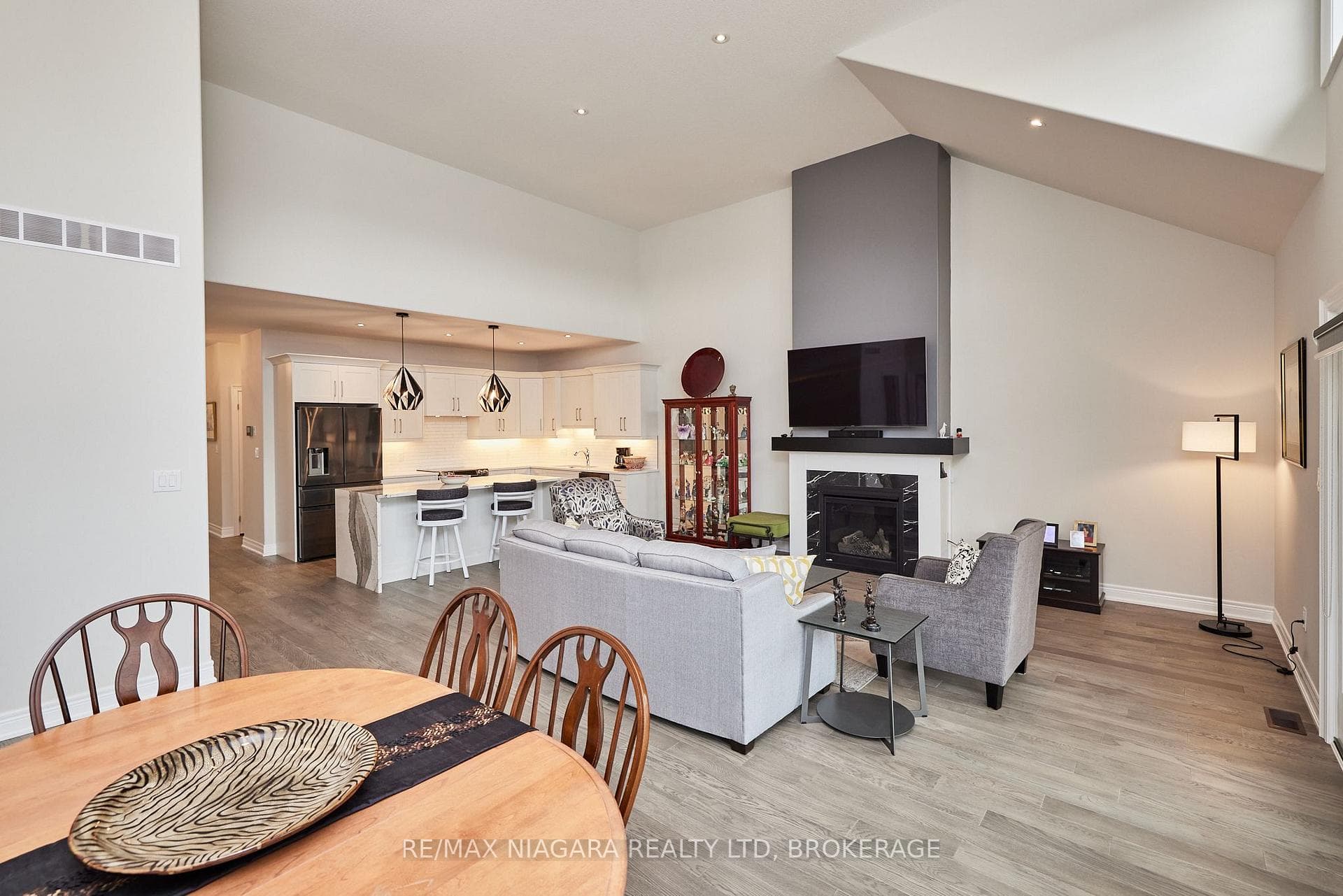 Great Room - kitchen, living & dining