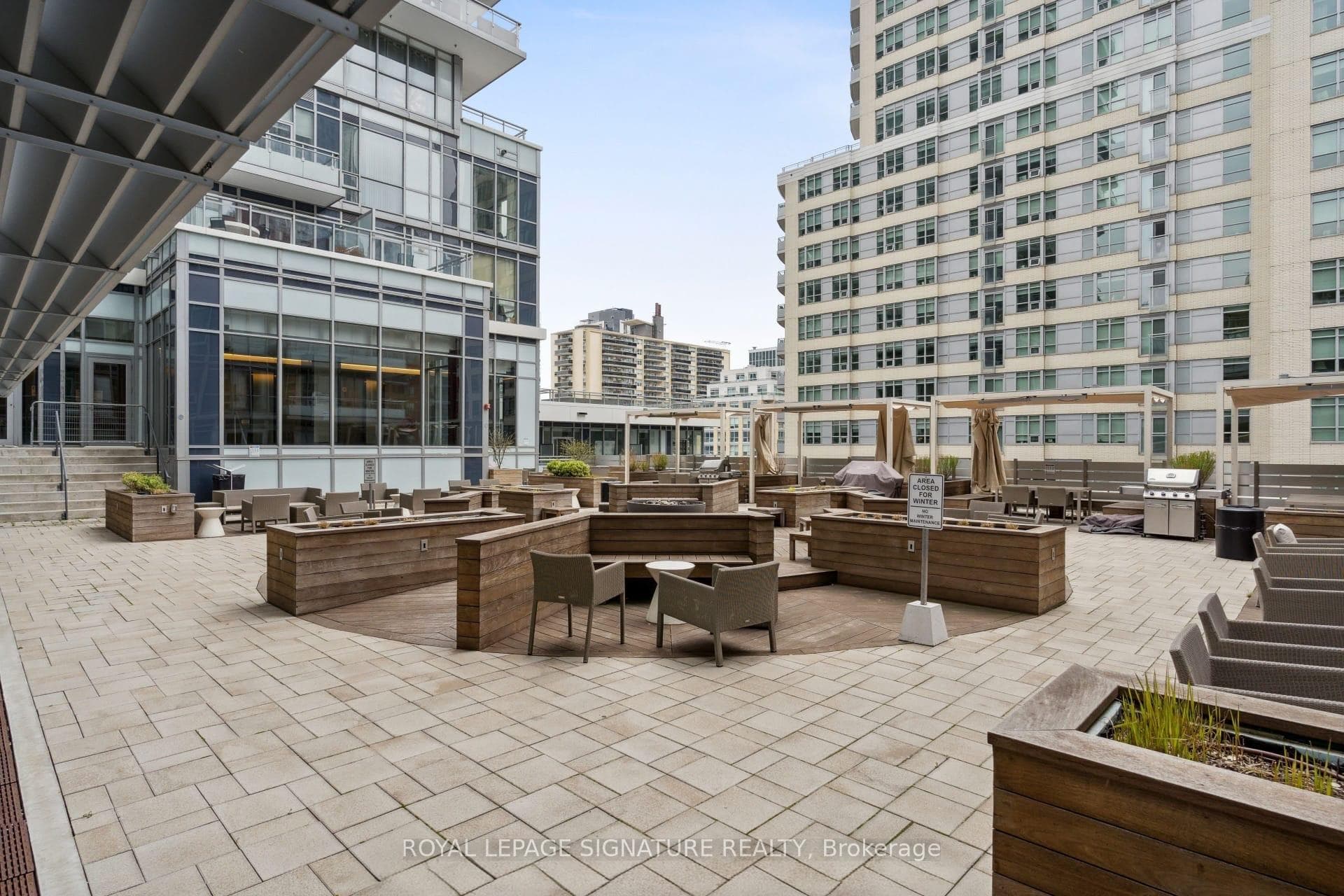 Outdoor Cabanas and seating