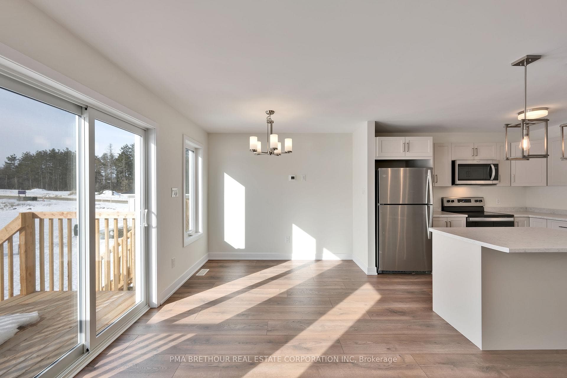 Model home dining area