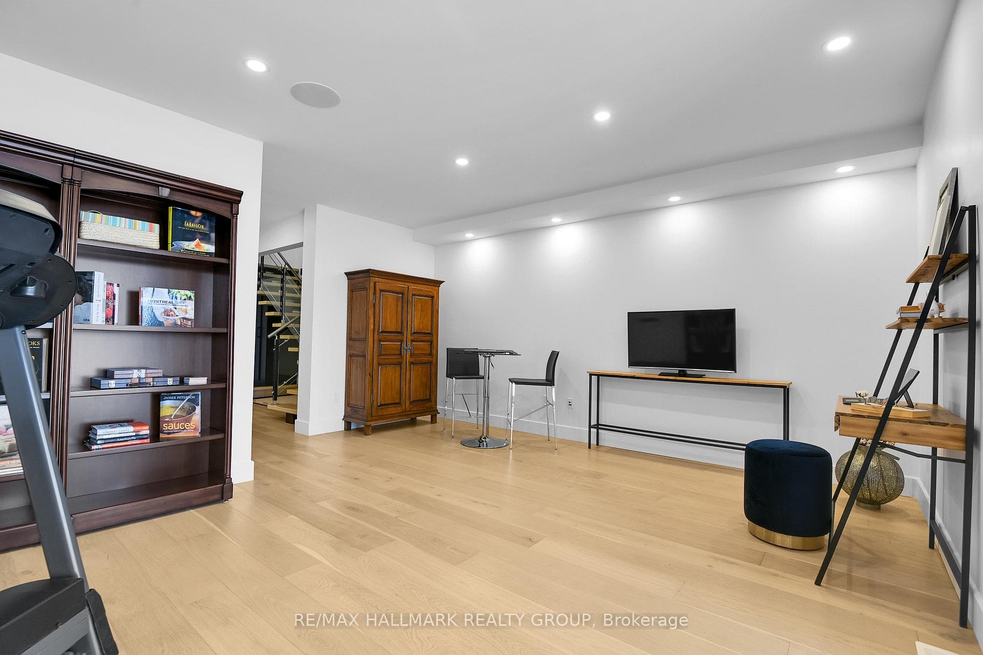 Lower level - Media room/Gym
