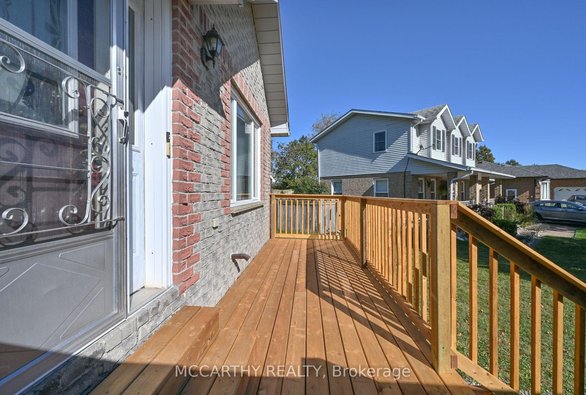 new front entrance deck