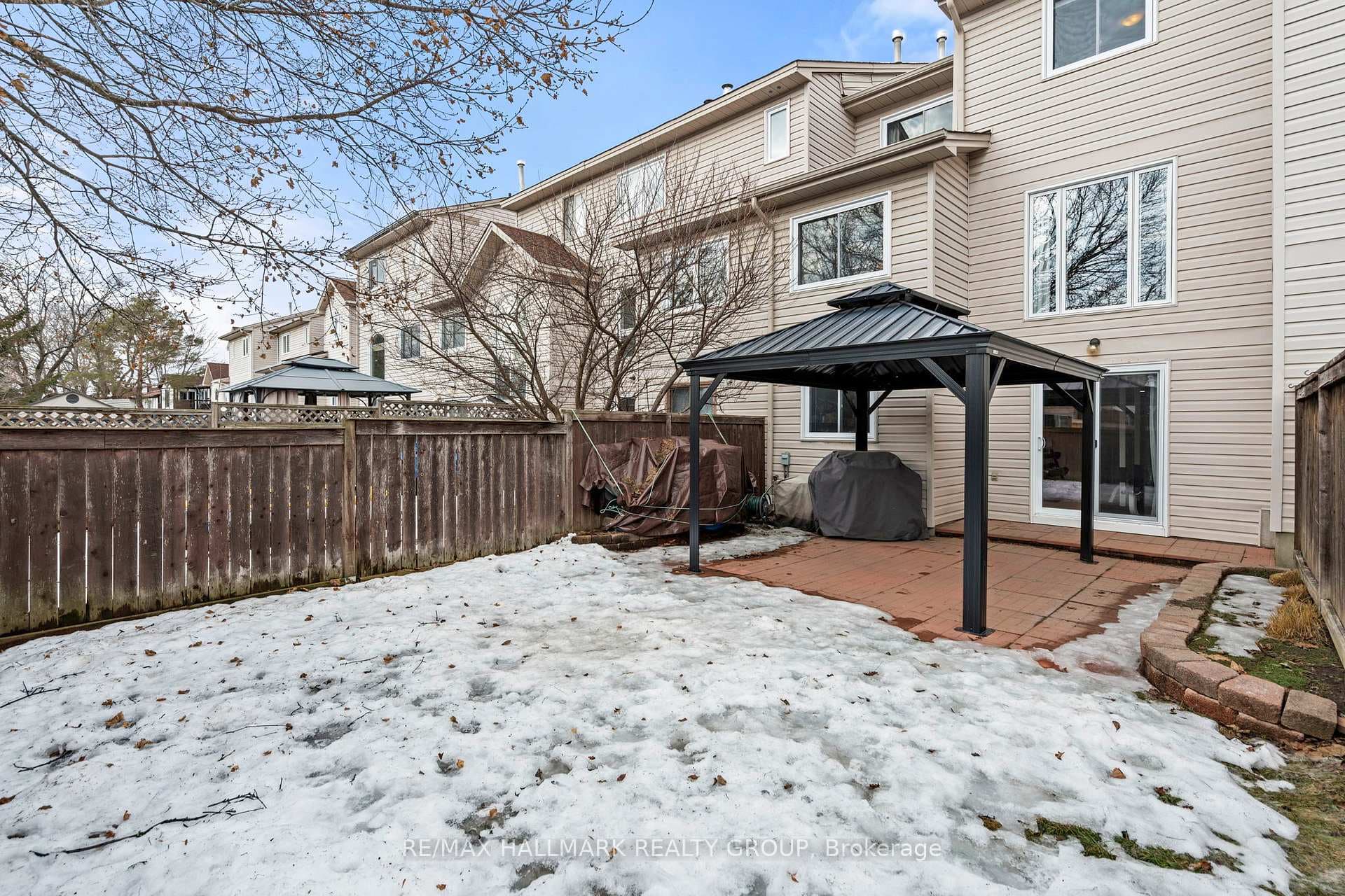 Spacious south facing yard