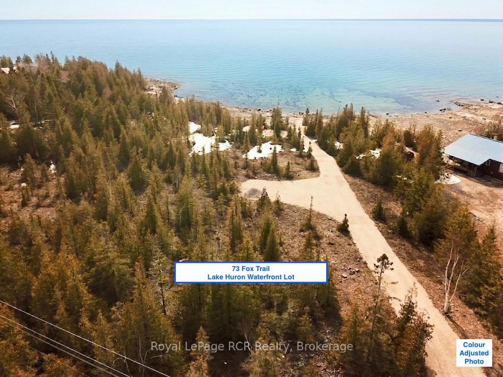 Welcome to 73 Fox Trail - waterfront lot.