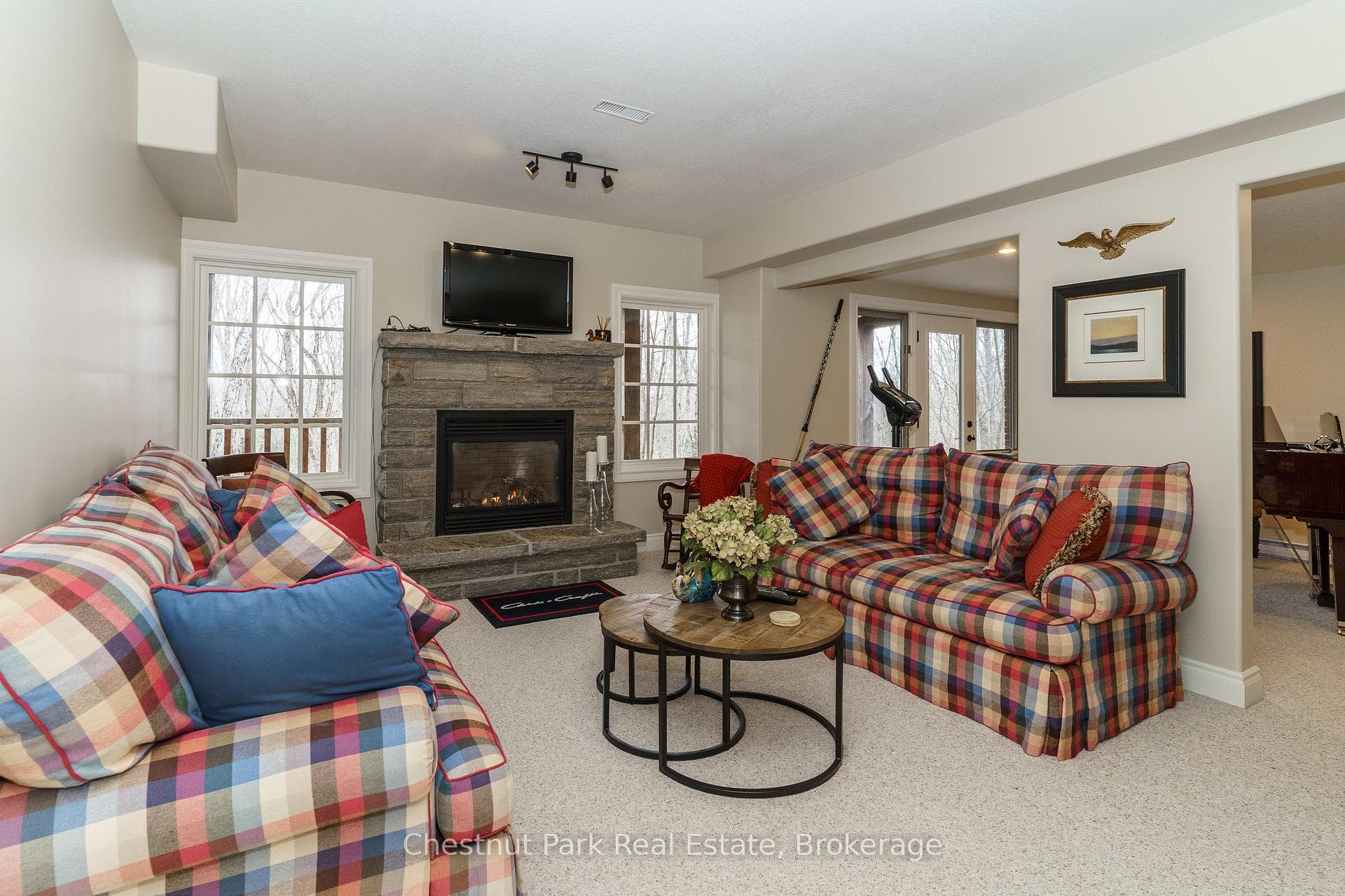 Lower level family room