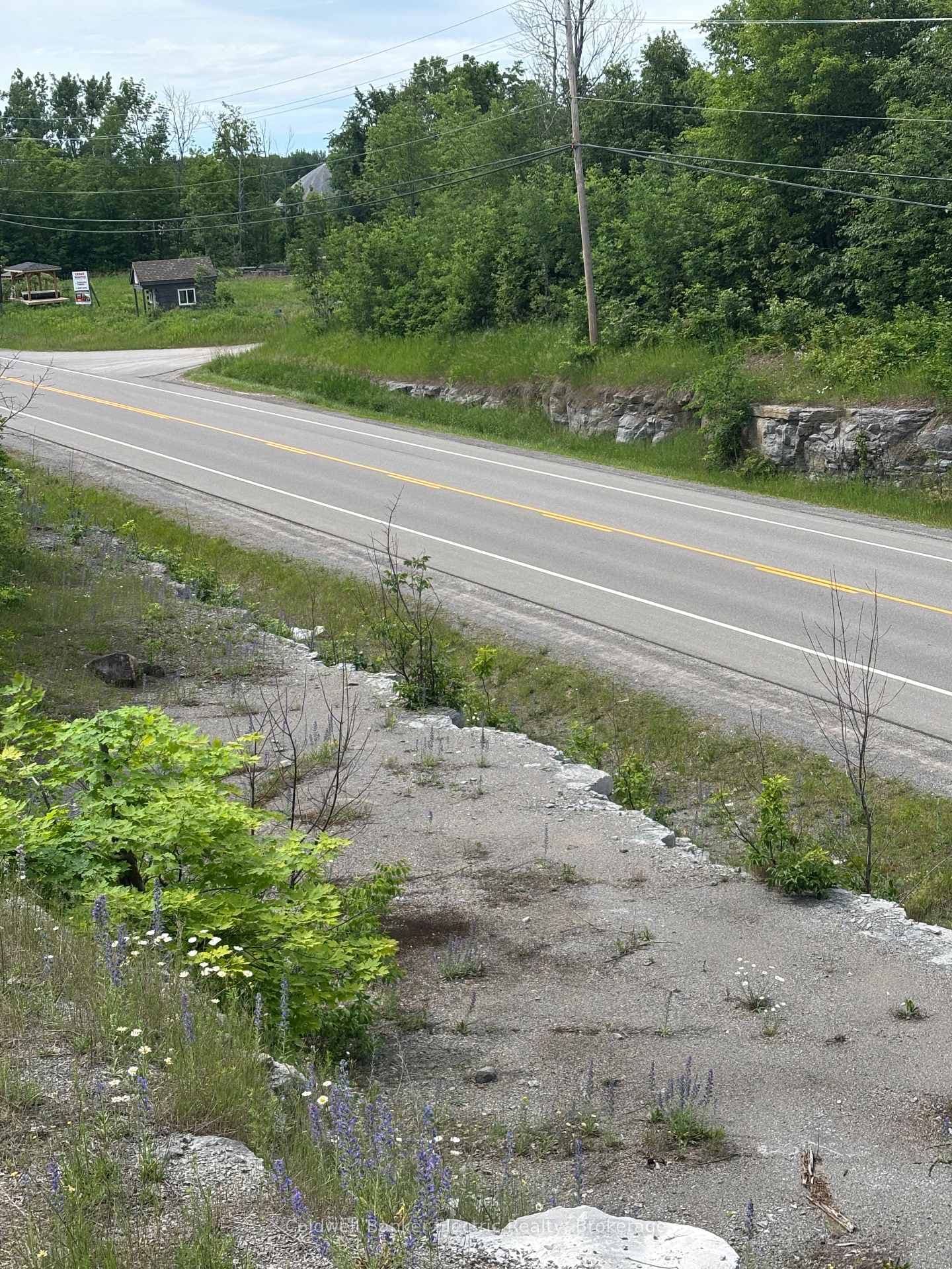 Looking south on 62