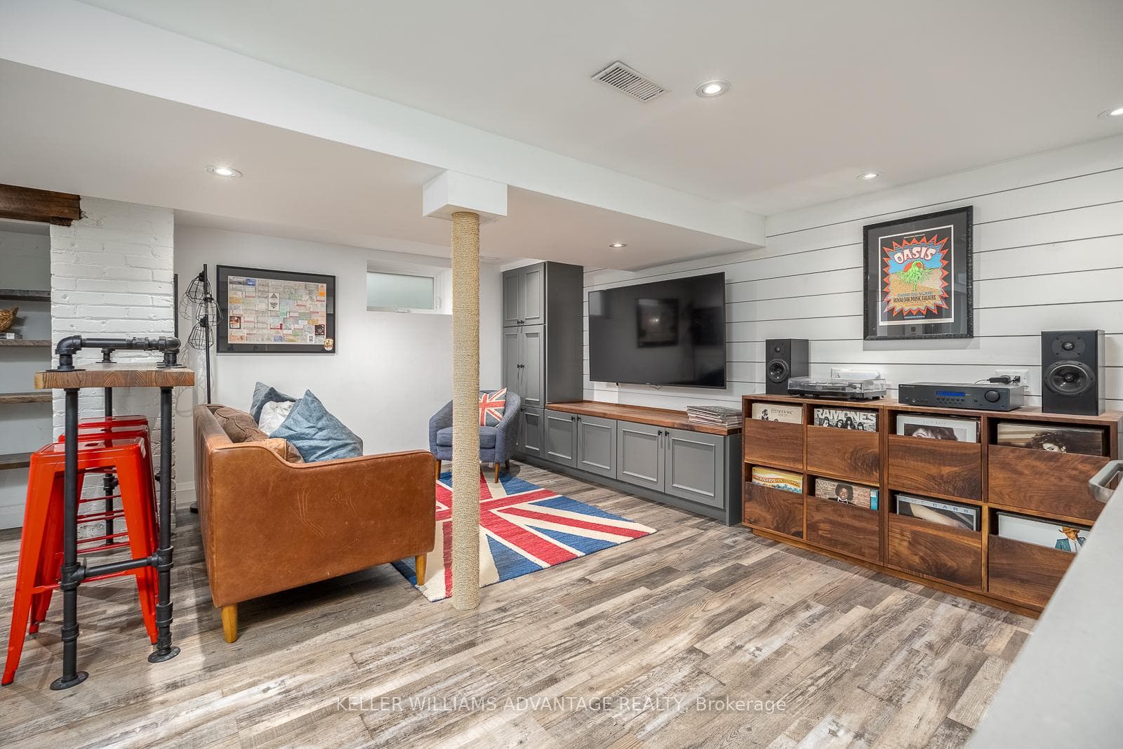 Lower level family room