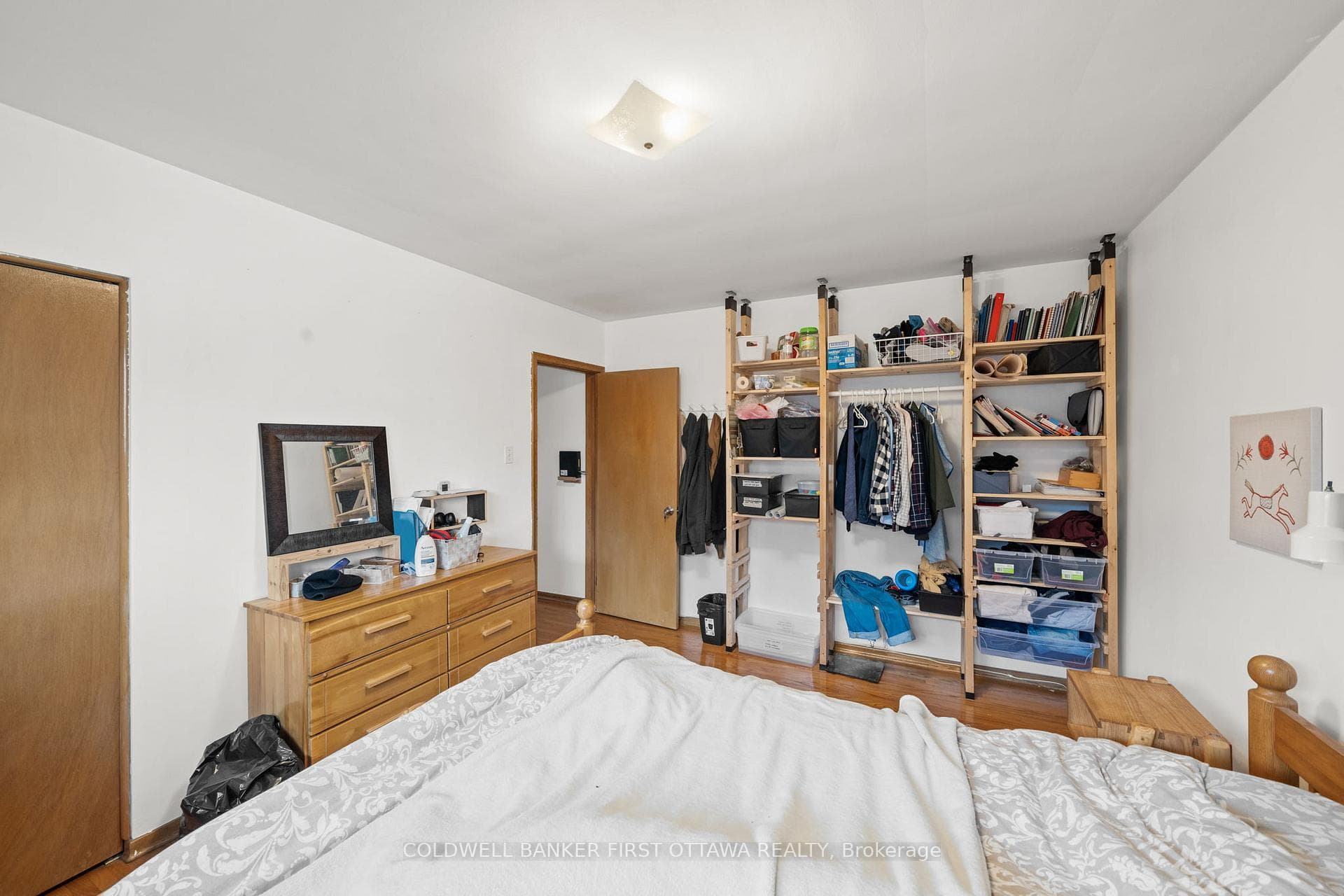 Double door closet & tons of space for dresser