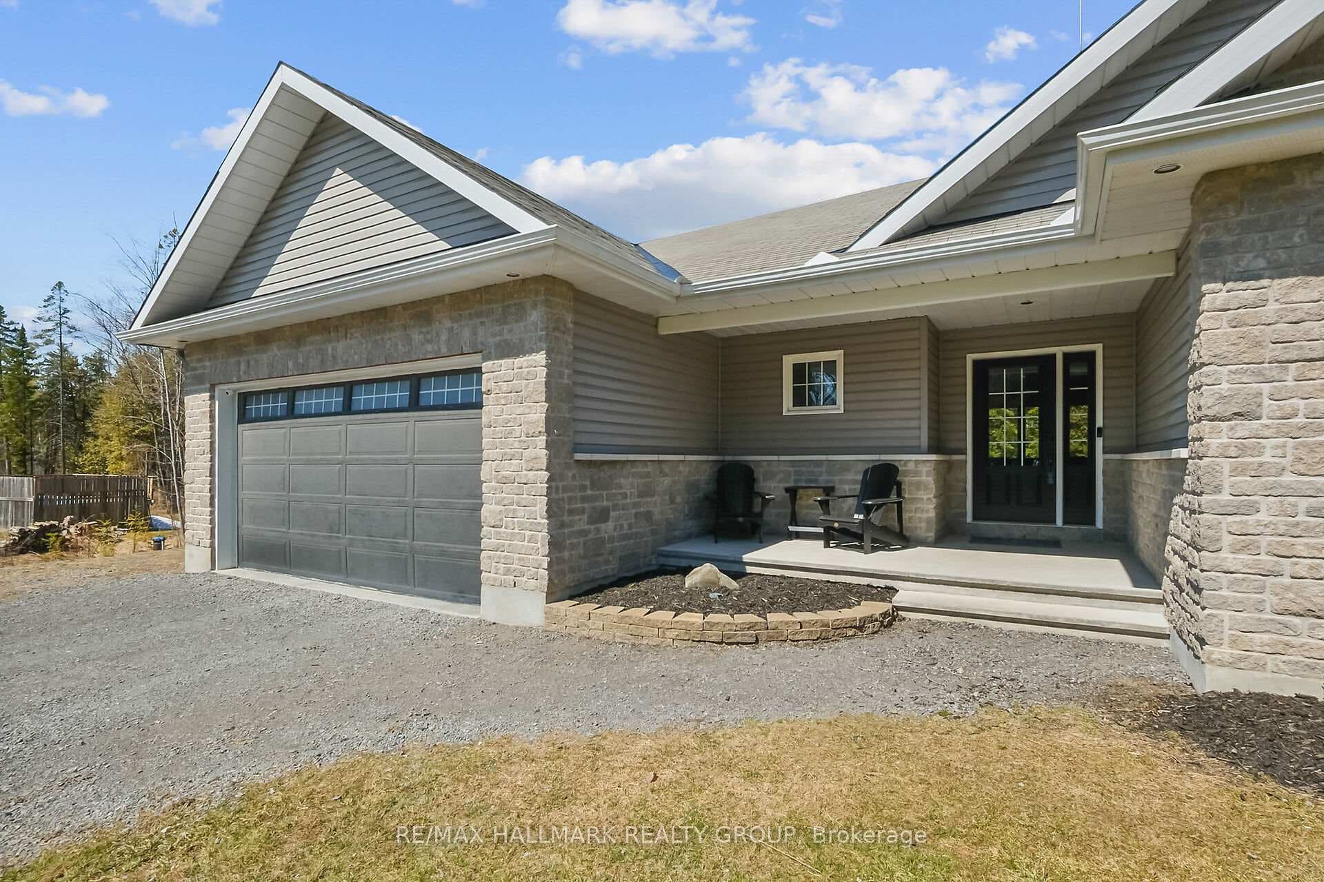 Inviting front porch