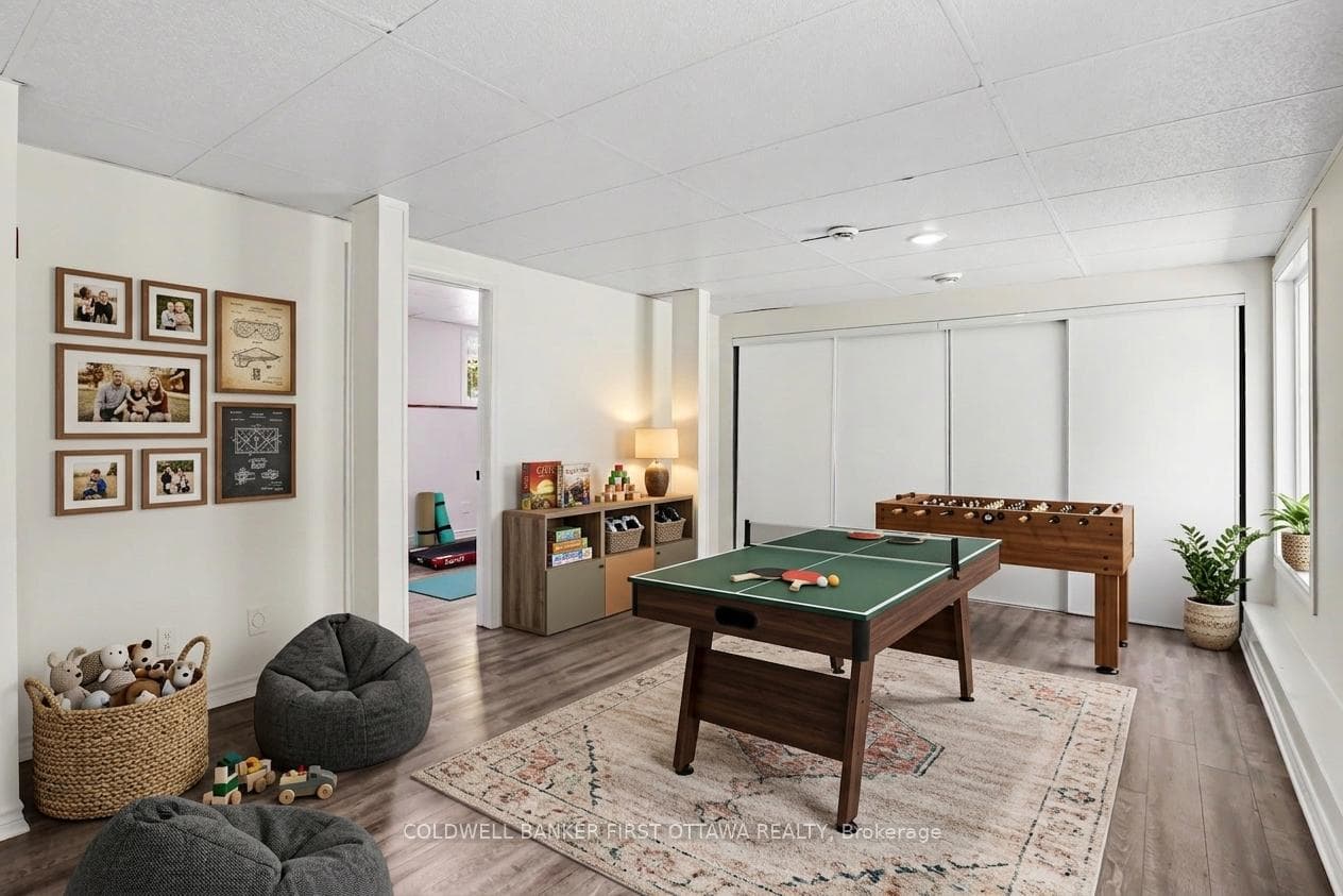 Lower level flex space - virtually staged
