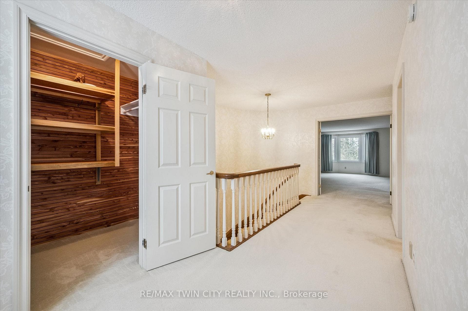 Cedar lined hall closet