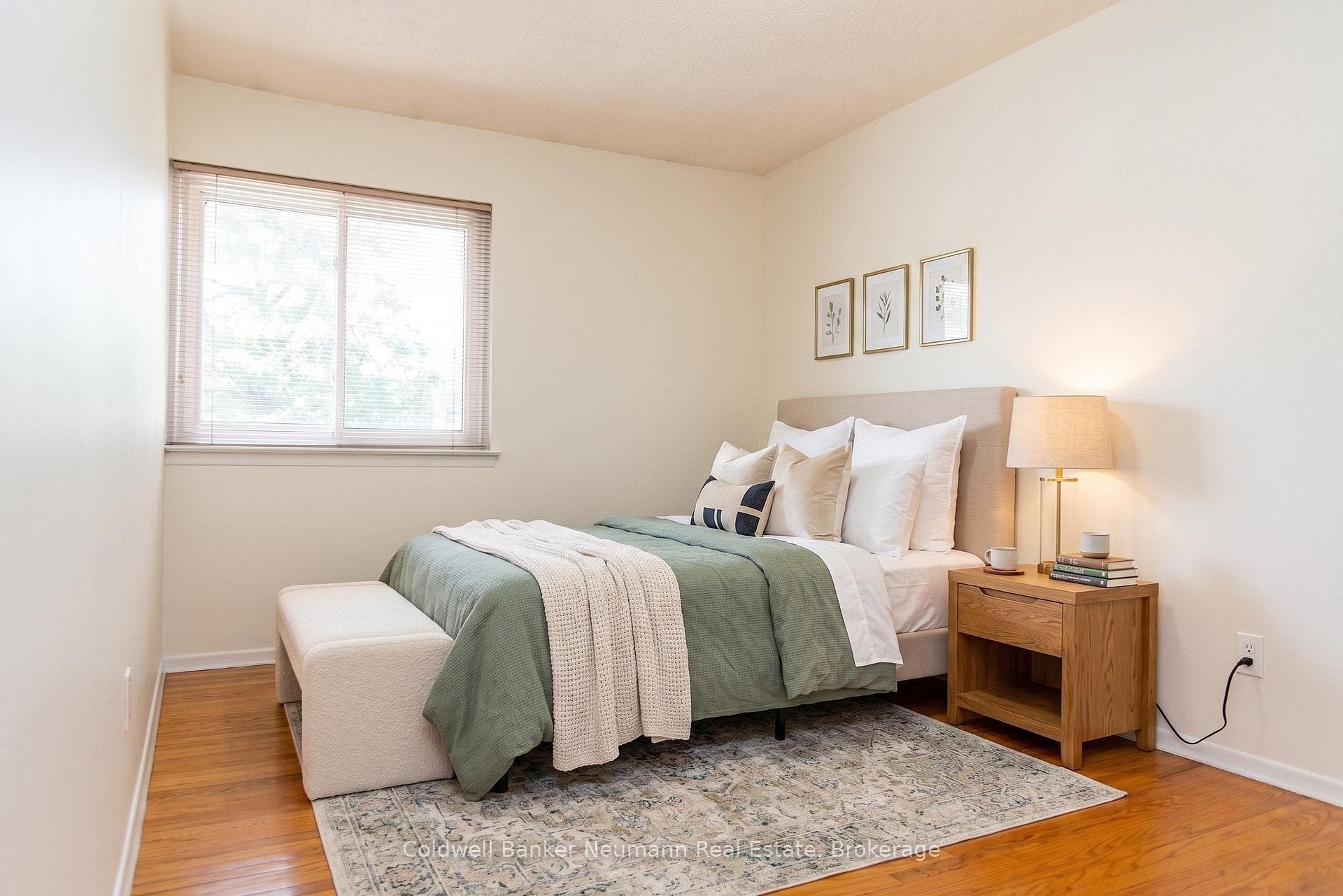 Virtually Staged bedroom