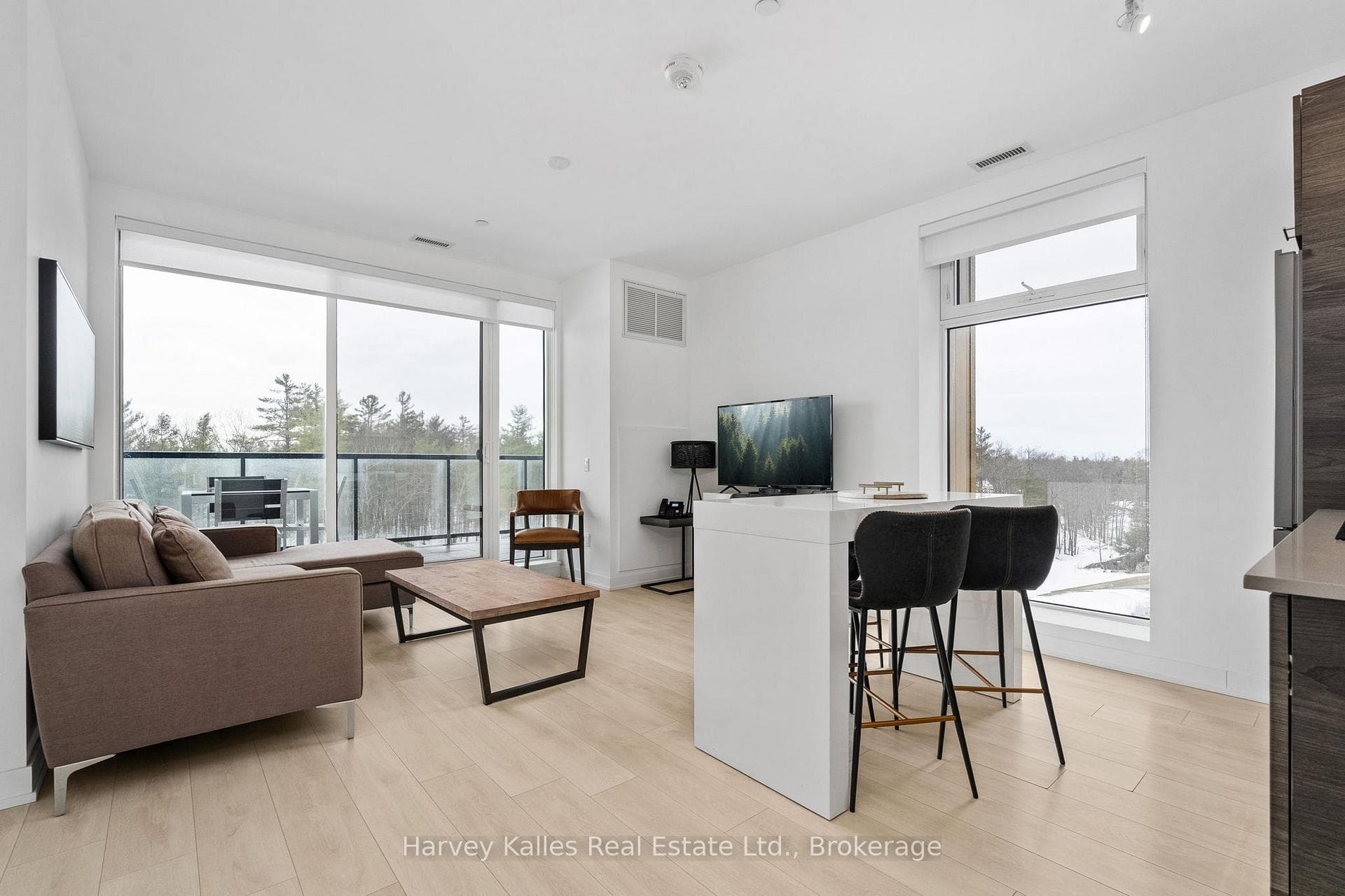 Open concept living areas
