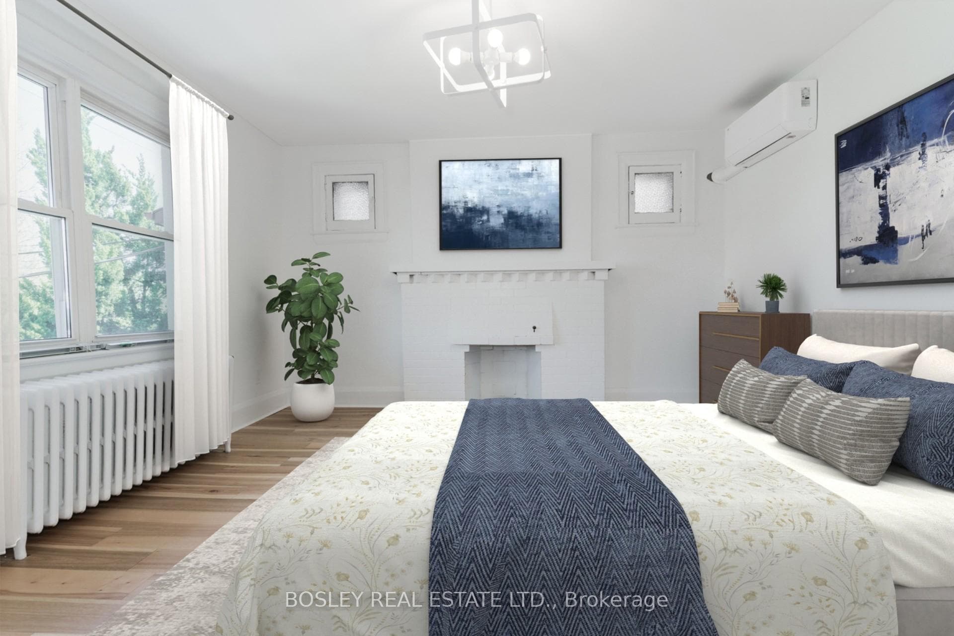Primary Bedroom Virtually Staged
