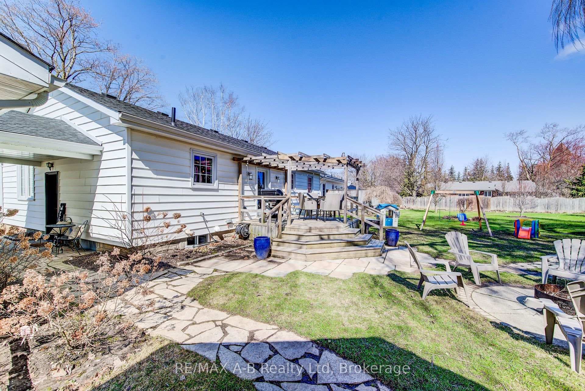 back deck area