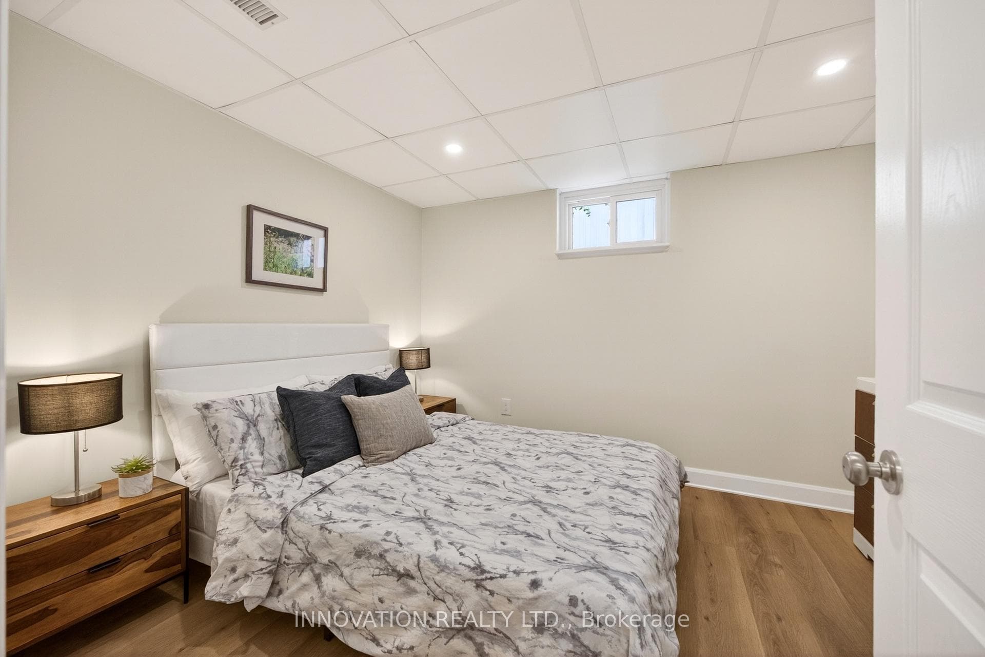 Basement bedroom