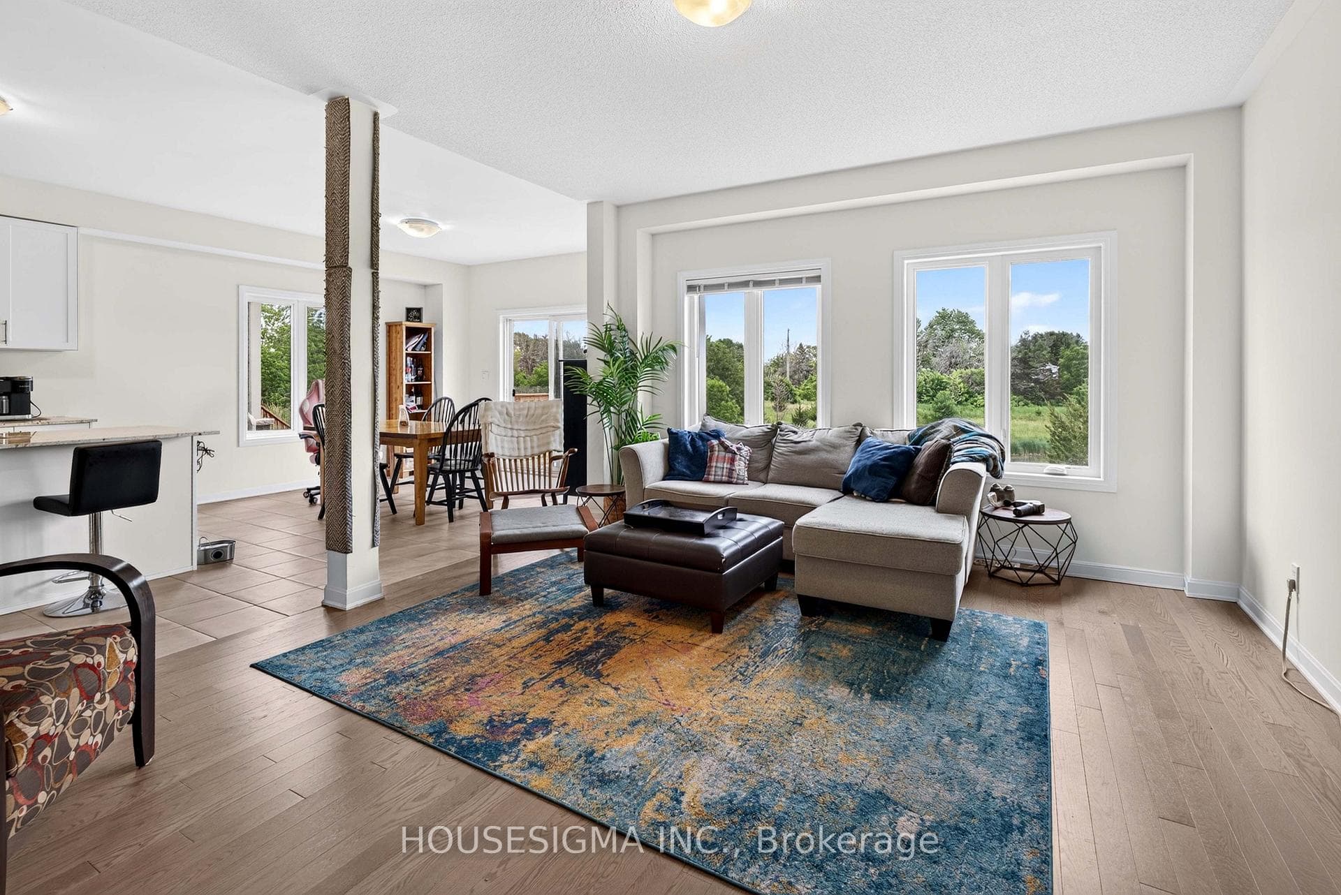 Living Room and Dining Room