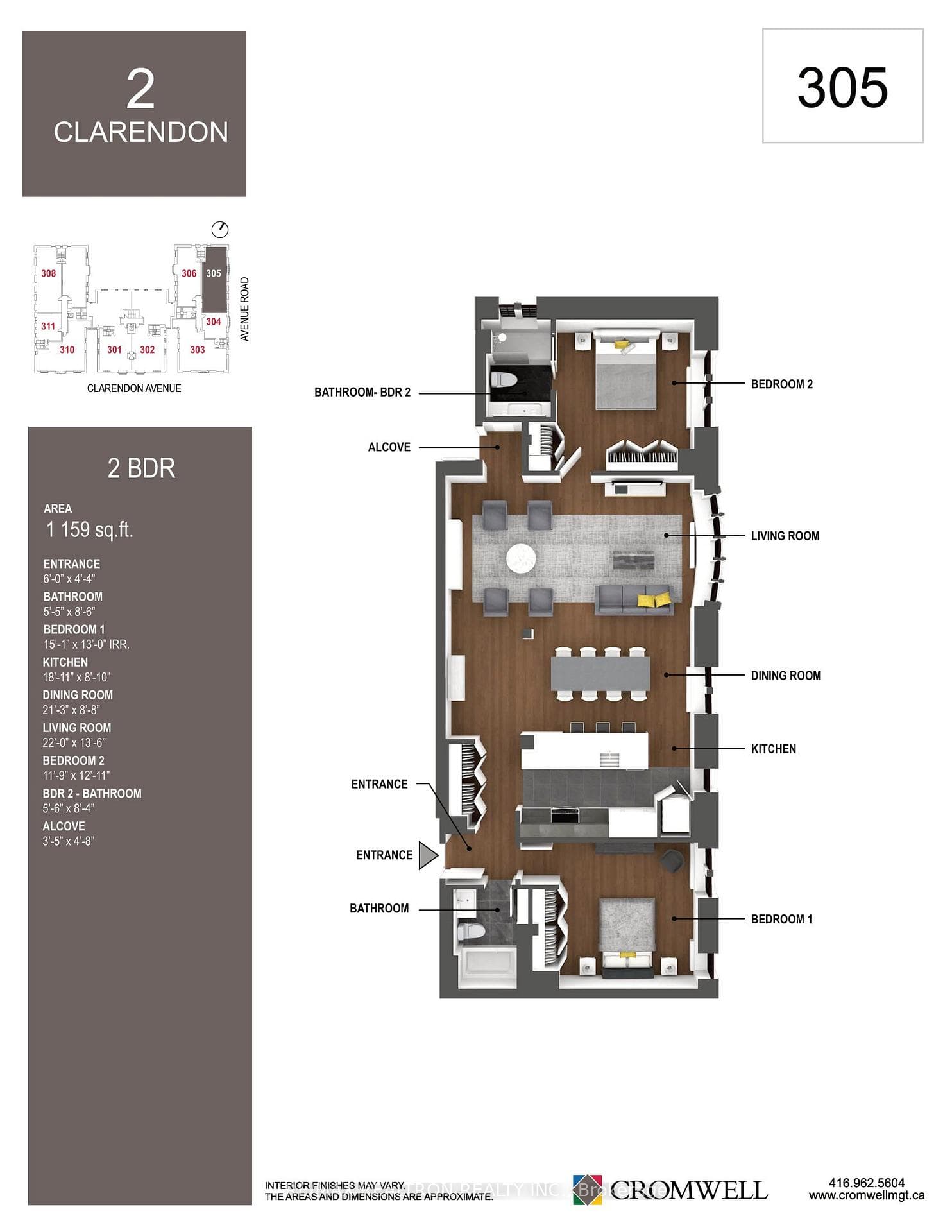 2 Clarendon Avenue Unit 305 photo 20