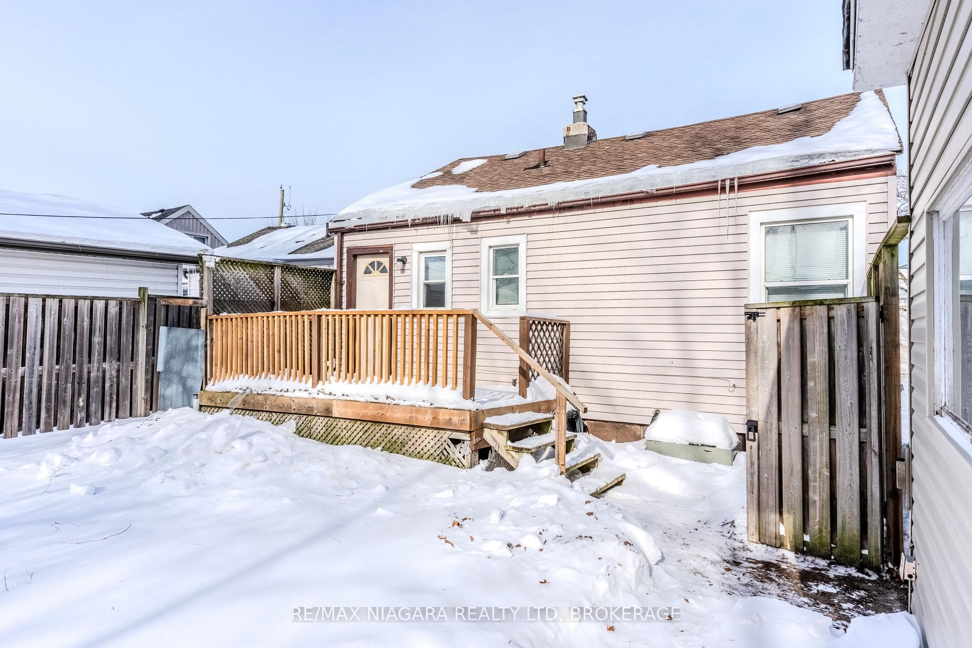 Back of the House with Deck access from kitchen