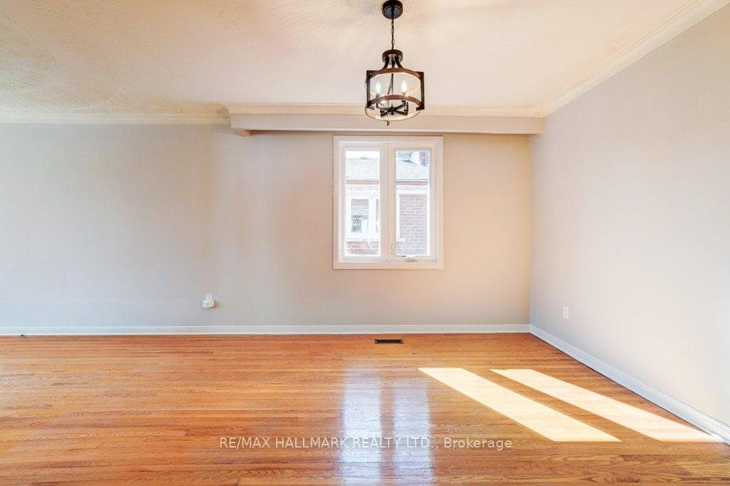 Dining Room View To Window From Stair Landing