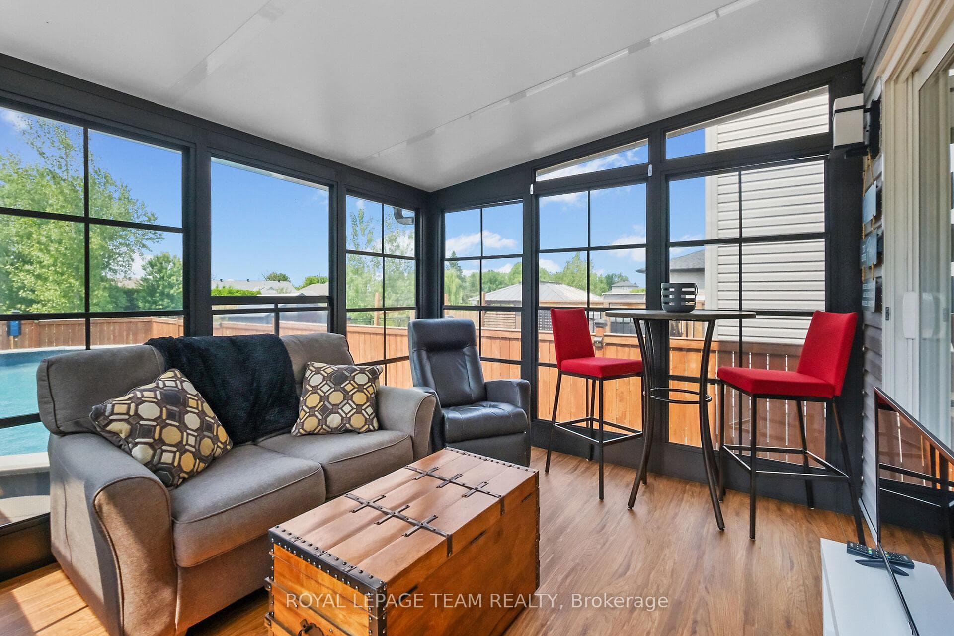 Indoor/outdoor living; relaxation at its best!