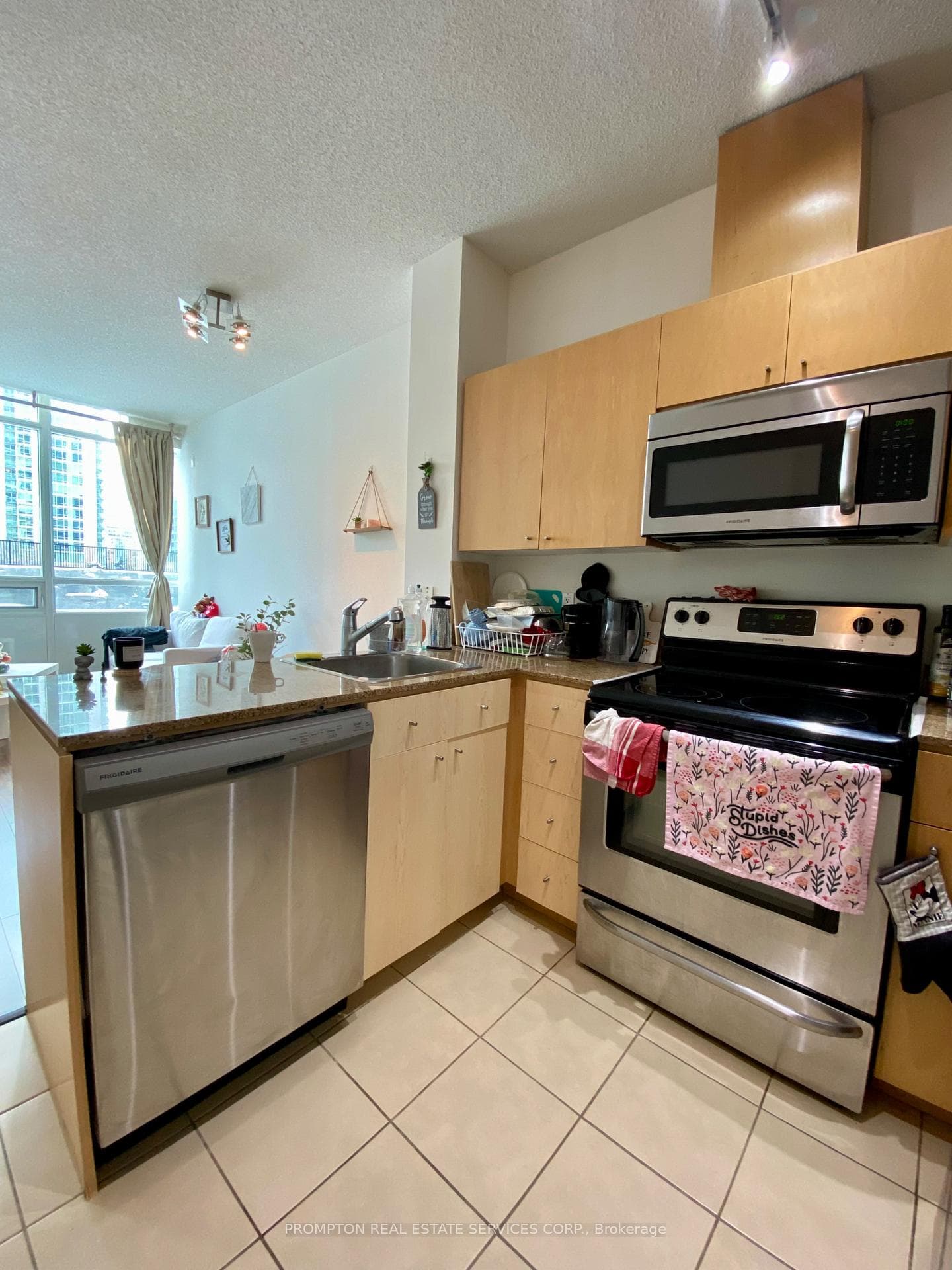 Sleek Kitchen With Stainless Steel Appliances