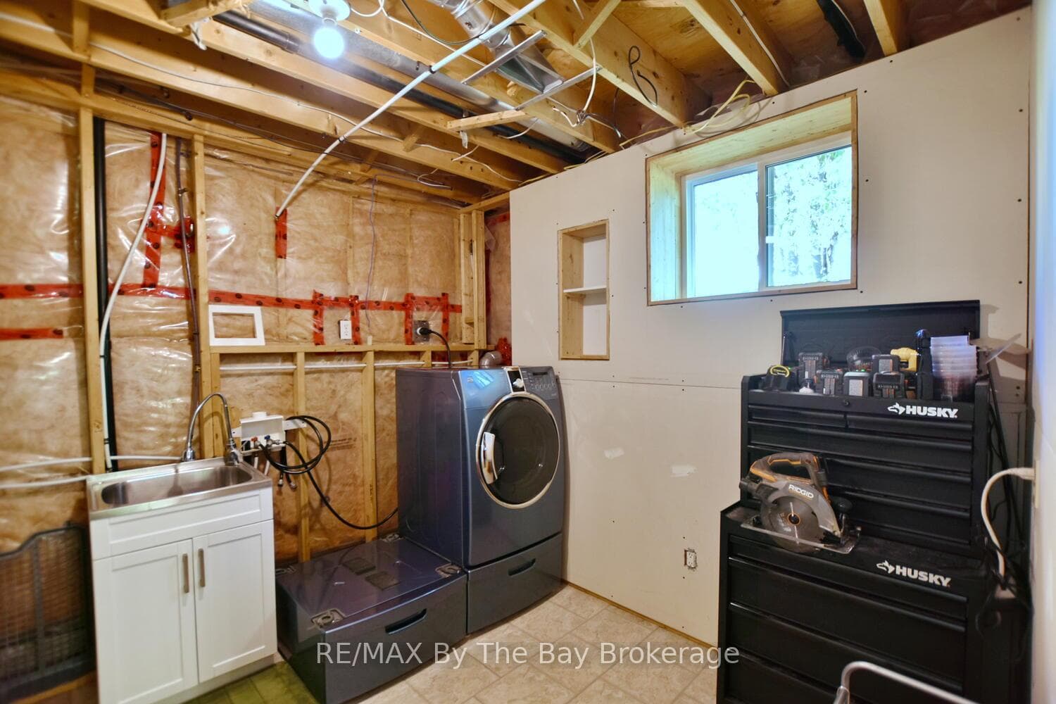 Lower Level Laundry Area