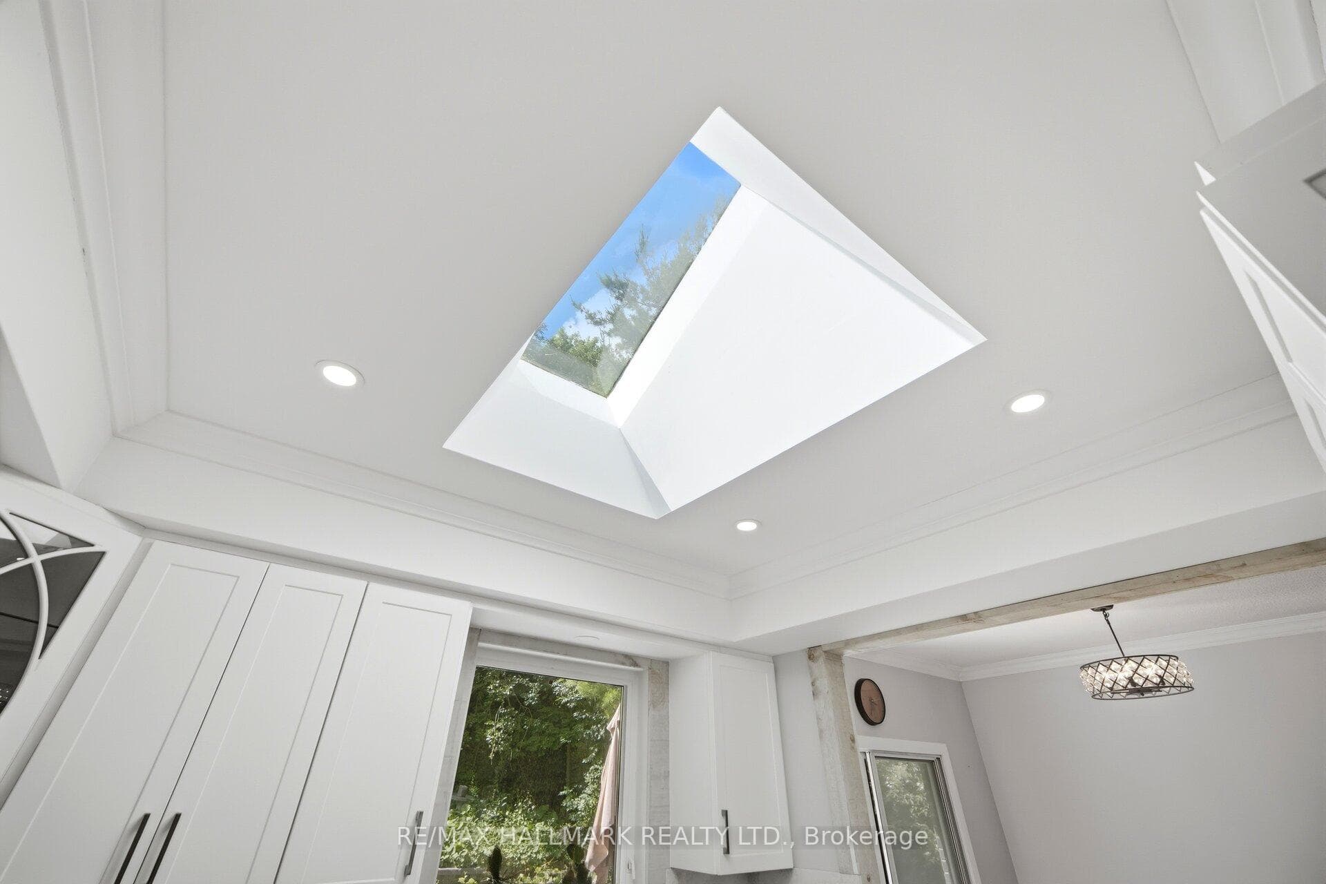 Skylight in kitchen