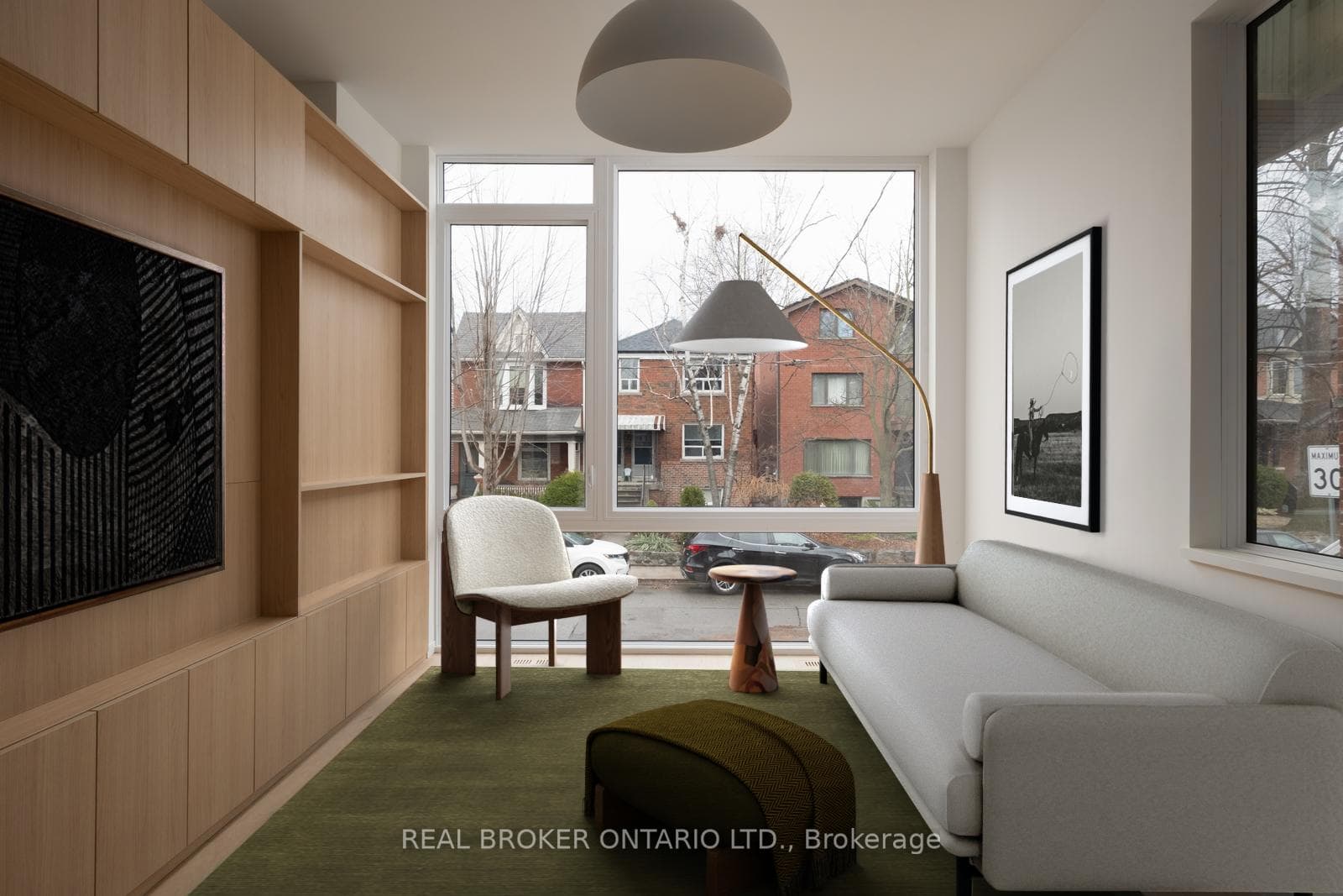 Virtually Staged Living Room