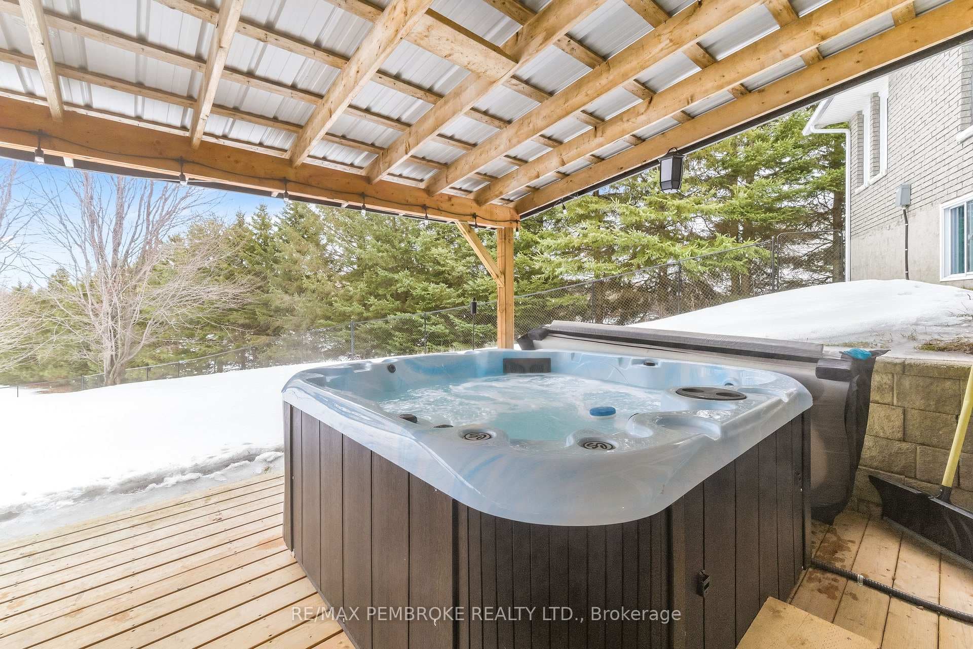 Inviting hot tub!