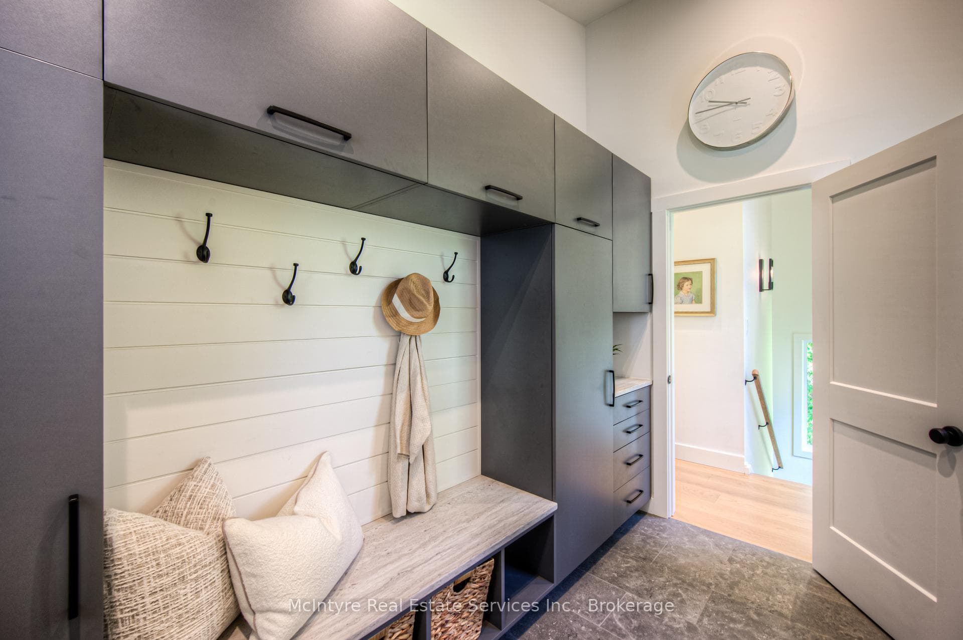 mudroom off garage