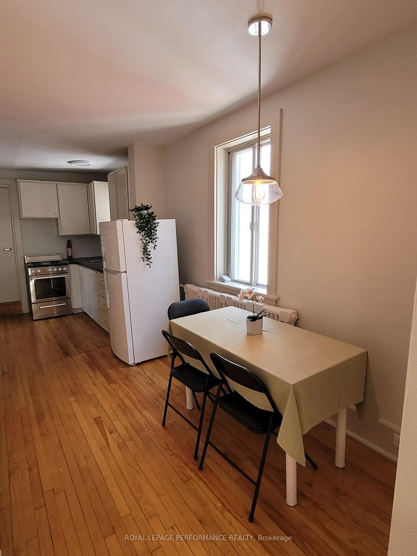 Small dining area and kitchen