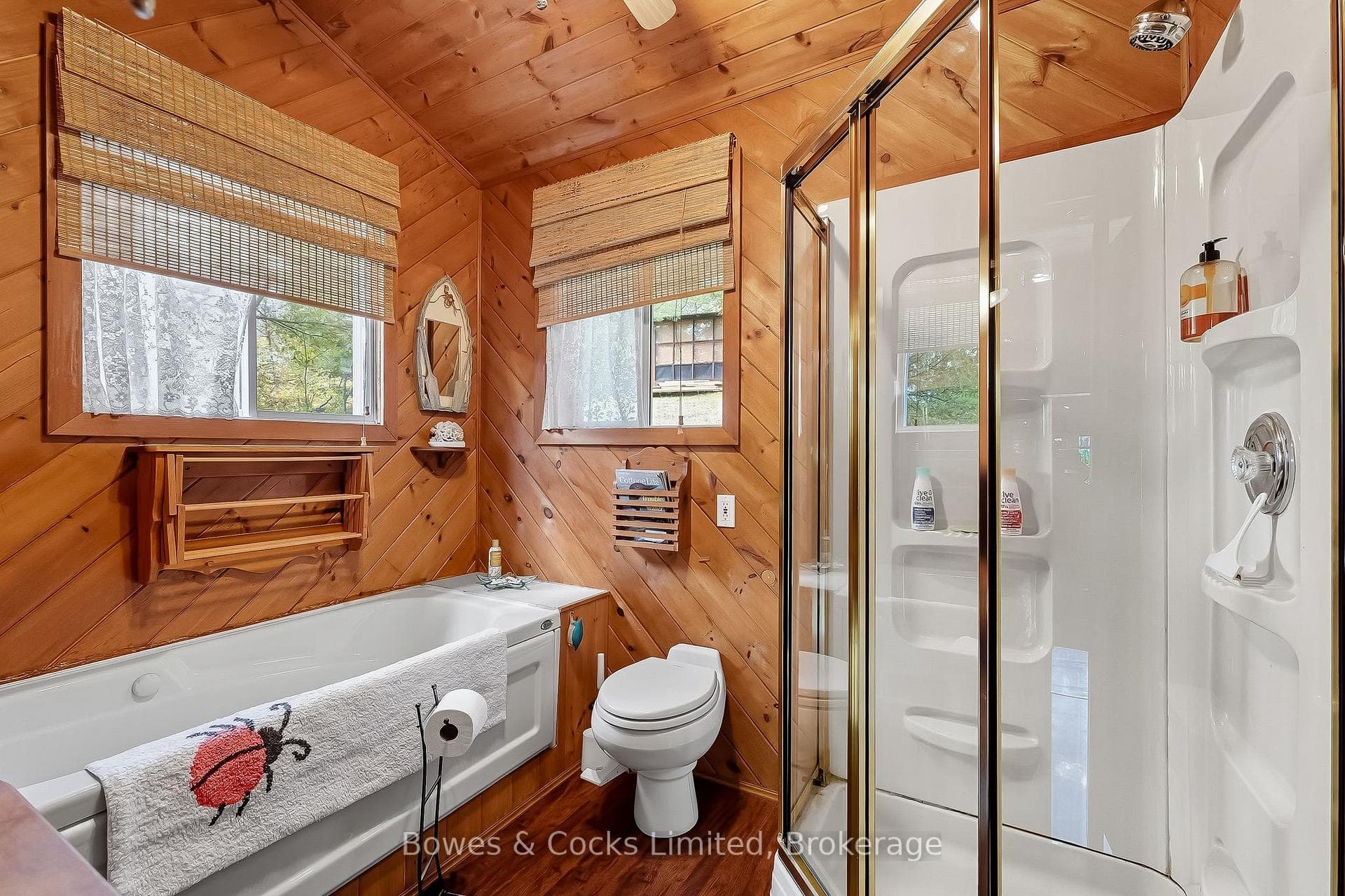 Standup shower and Jacuzzi Tub