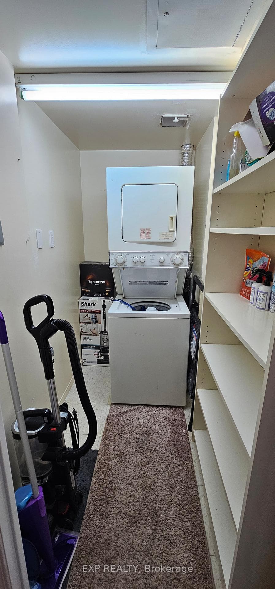 Large laundry closet