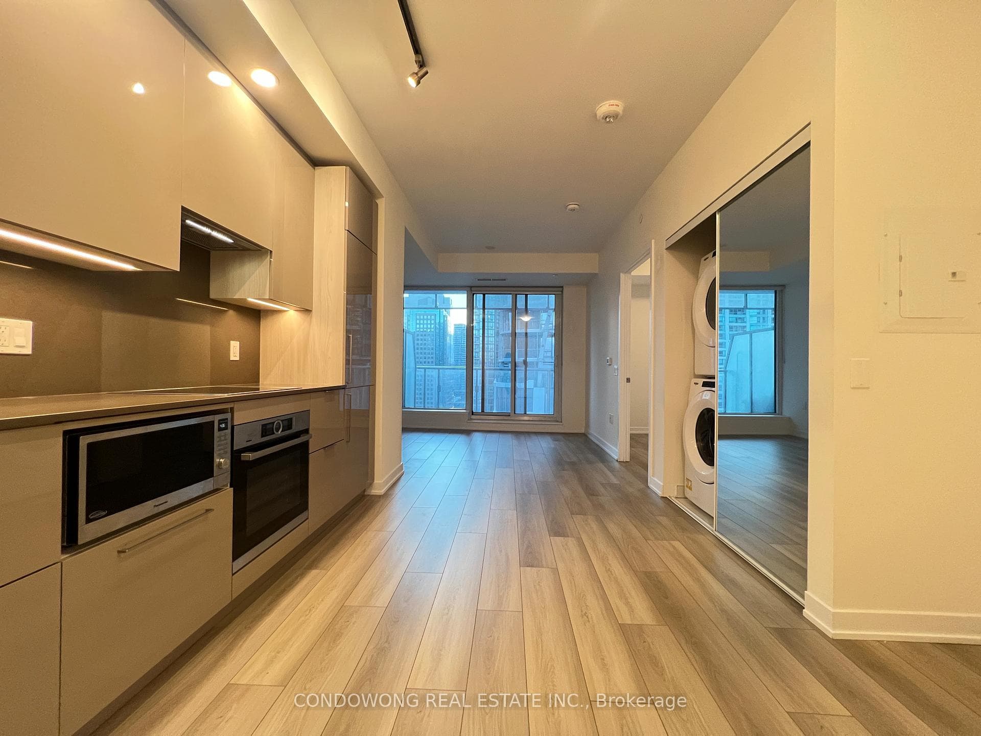 The whole unit is very bright and spacious