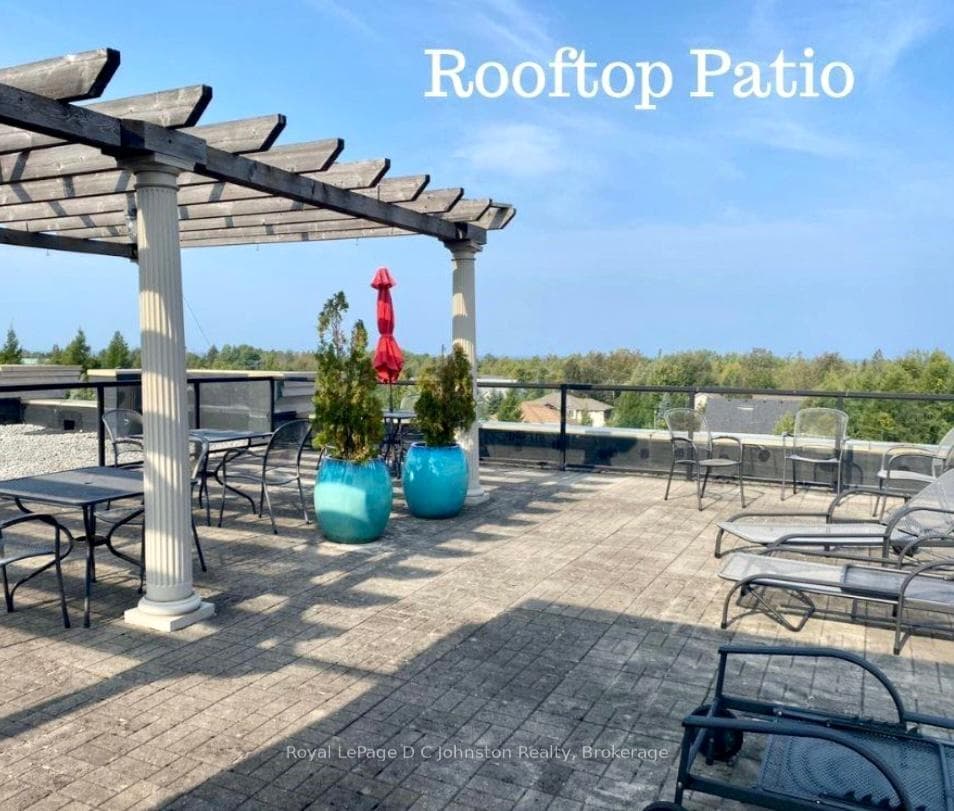 Rooftop patio