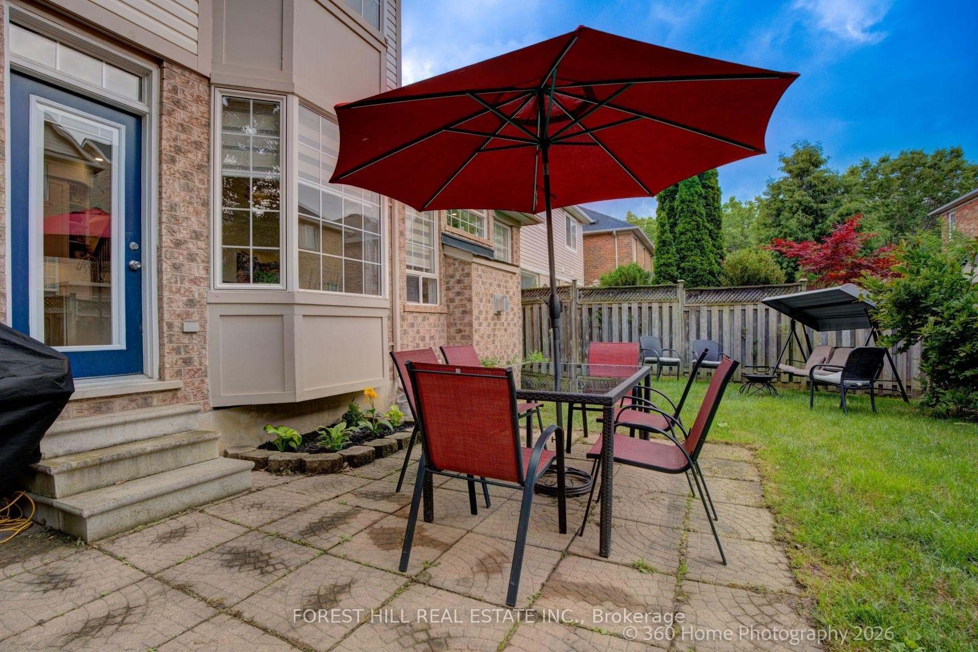 Walk out from Kitchen to Patio
